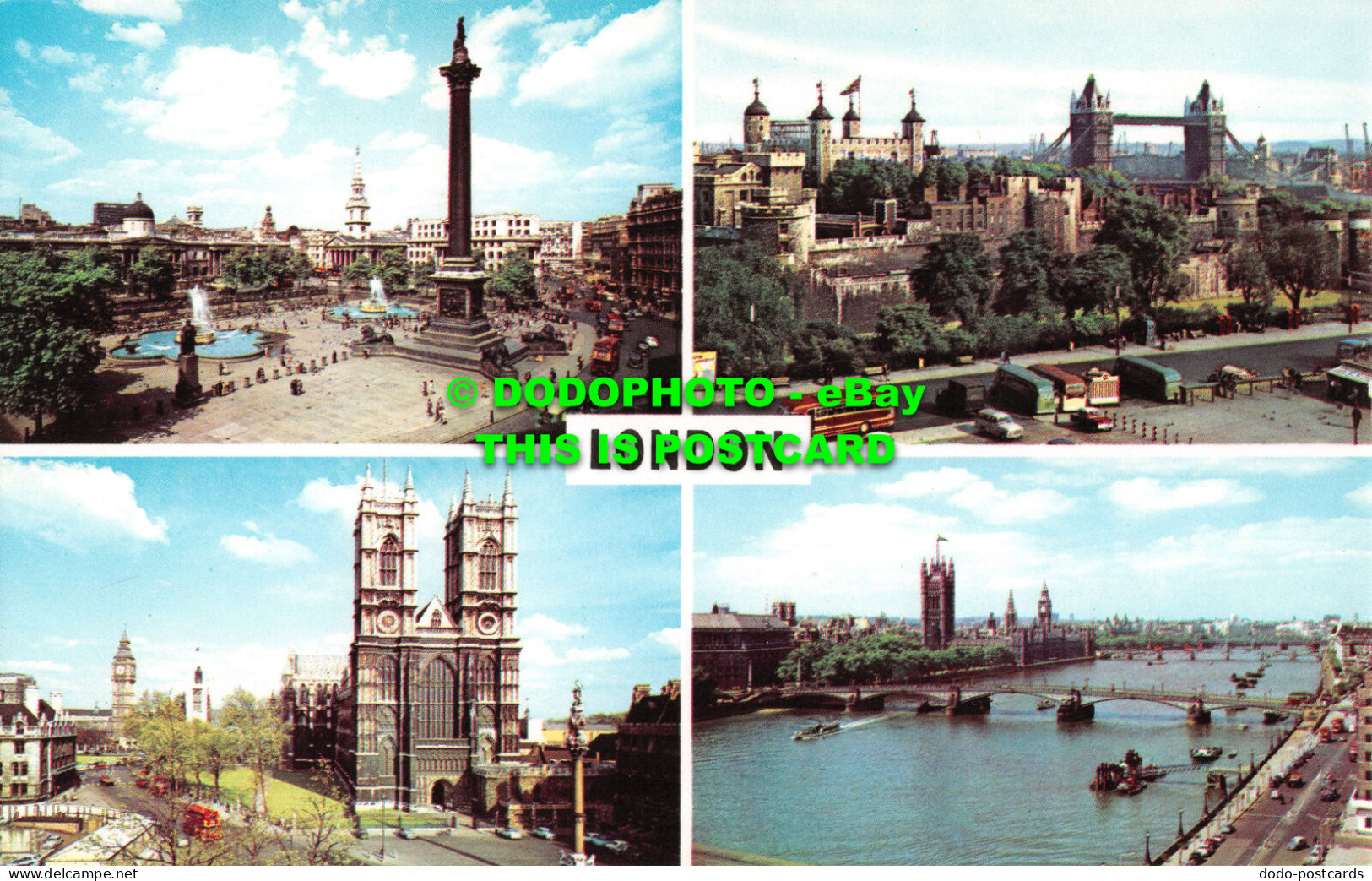 R523502 London. Trafalgar Square. Houses Of Parliament. Multi View - Autres & Non Classés