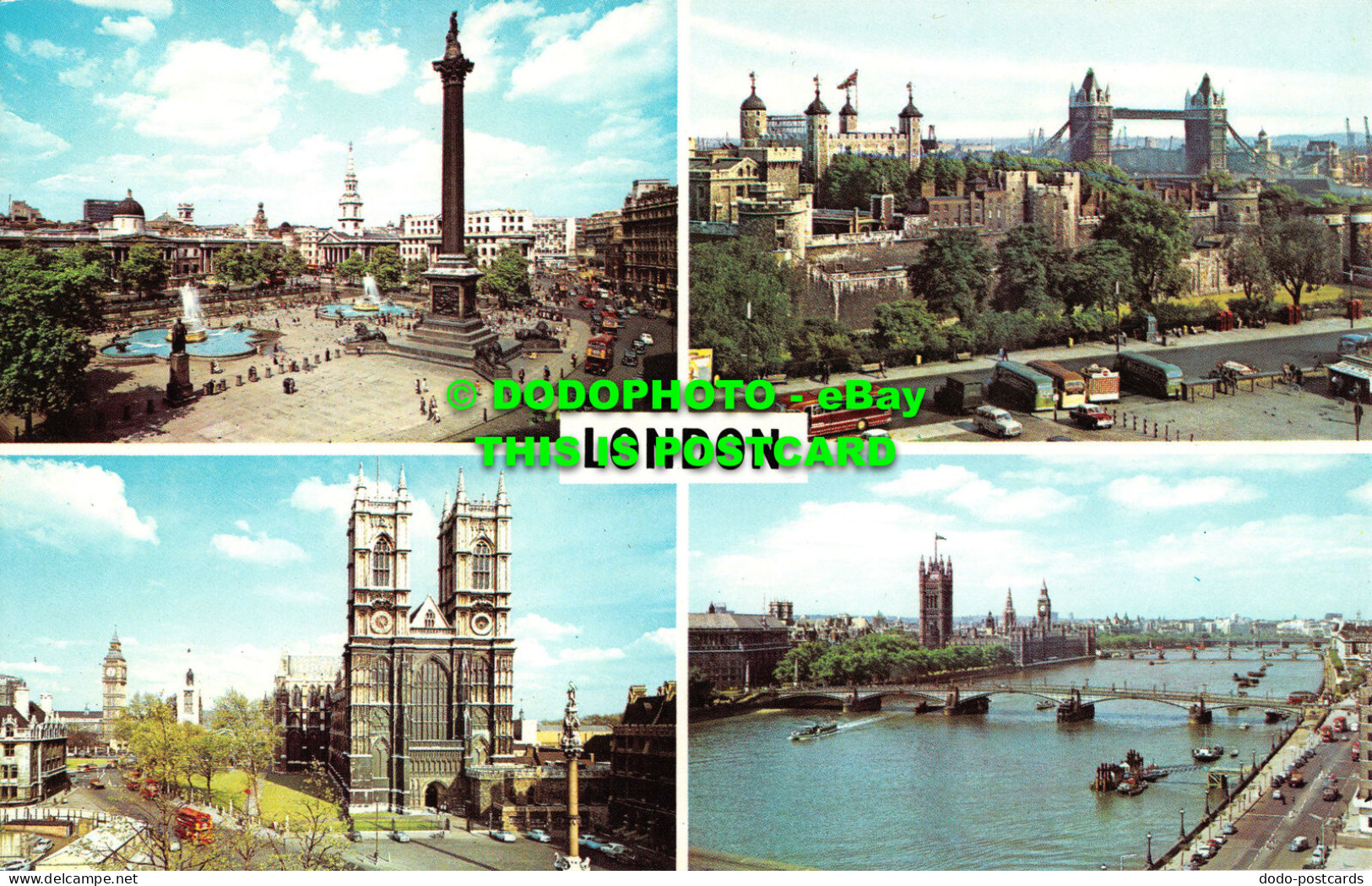 R523506 London. Trafalgar Square. Houses Of Parliament. Multi View - Altri & Non Classificati