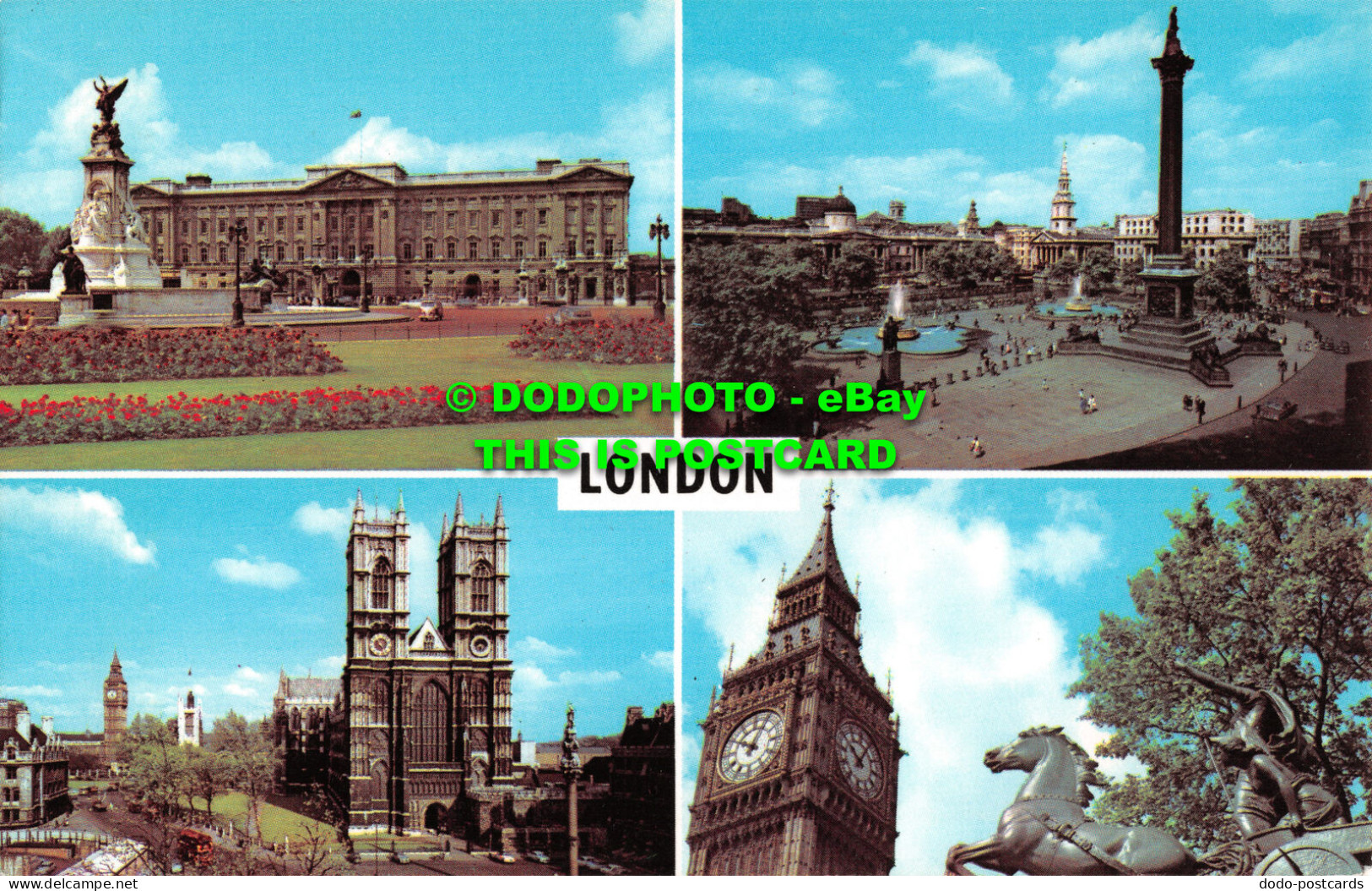 R523511 London. Westminster Abbey. Trafalgar Square. Multi View - Altri & Non Classificati