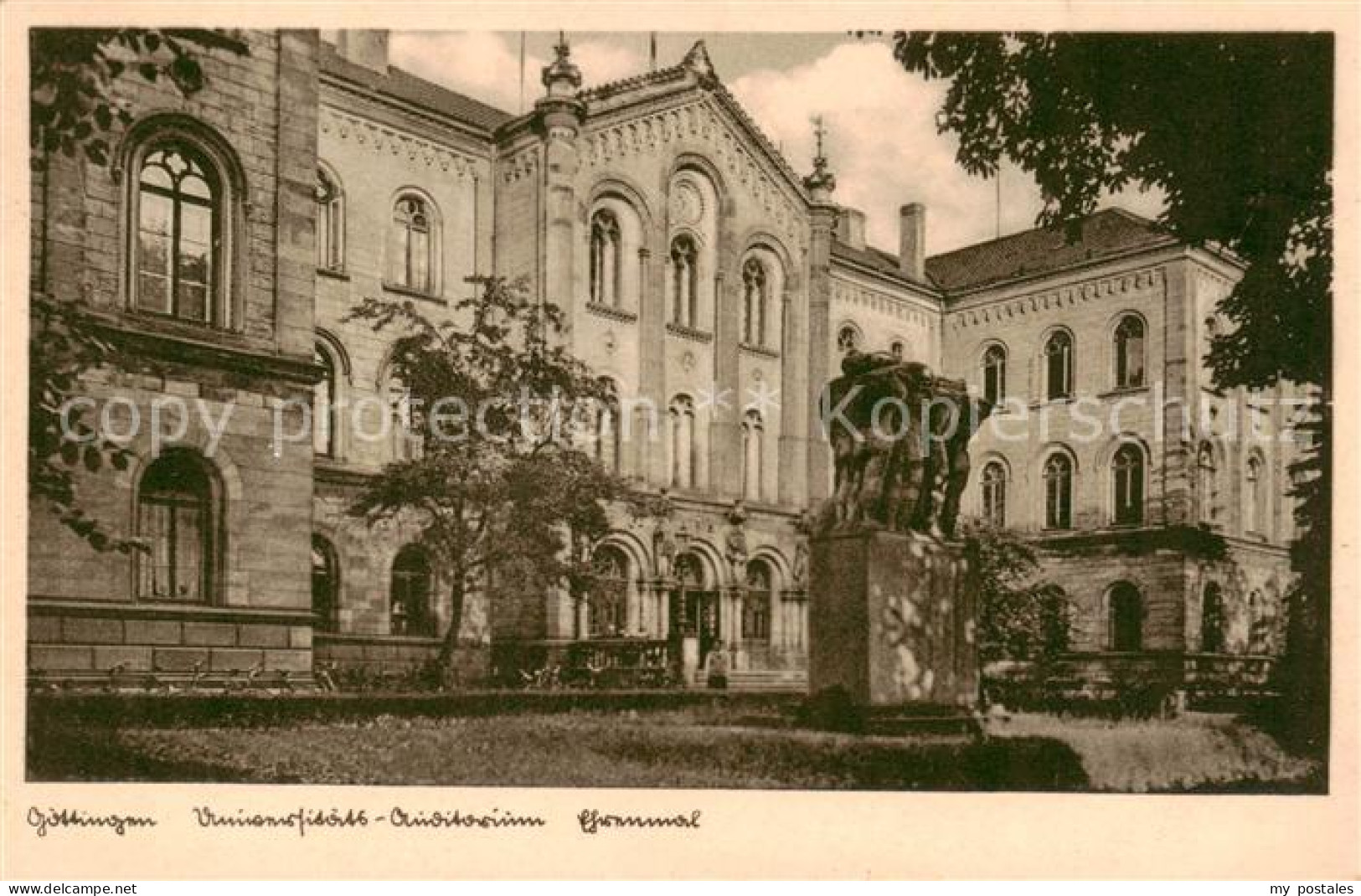 73820228 Goettingen  Niedersachsen Universitaets Auditorium Ehrenmal  - Göttingen