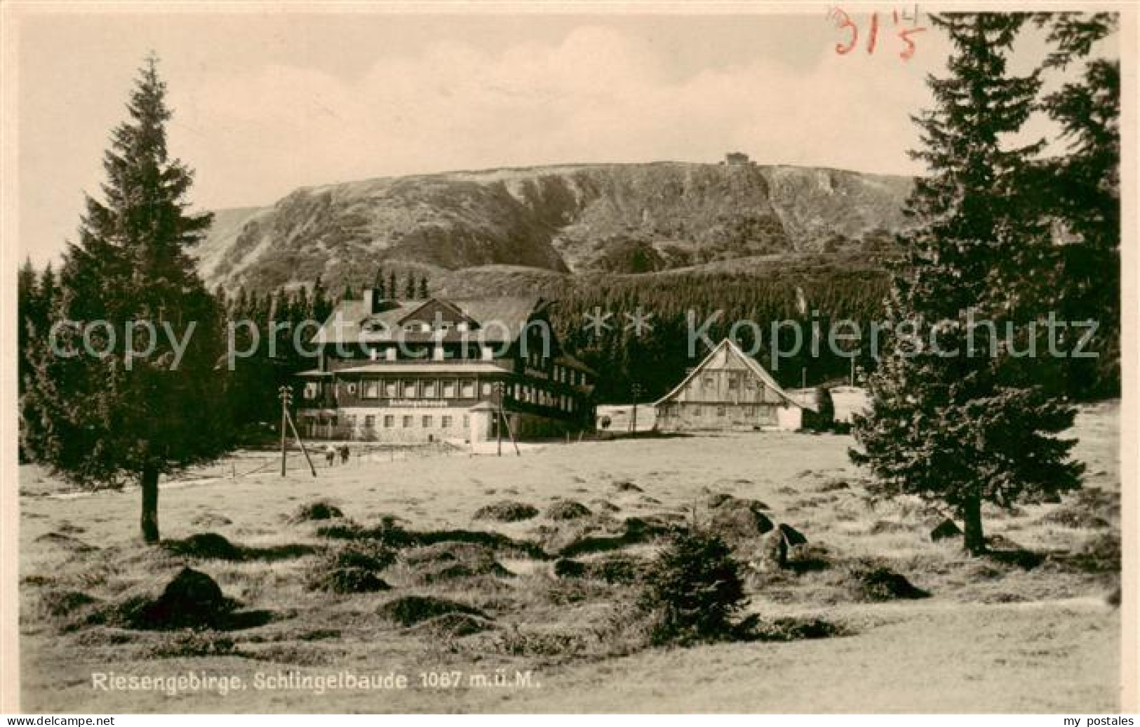 73820189 Riesengebirge_Krkonose_Karkonosze Schlingelbaude - Czech Republic