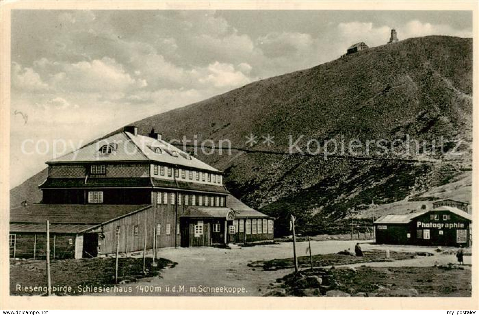 73820167 Riesengebirge_Krkonose_Karkonosze Schlesierhaus Mit Schneekoppe - Tschechische Republik