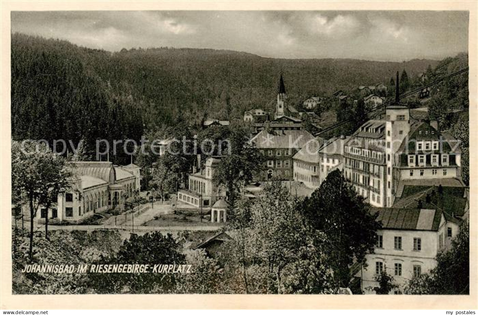 73820151 Johannisbad Janske Lazne Boehmen CZ Kurplatz  - Tschechische Republik