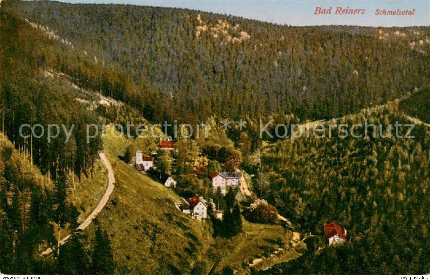 73820135 Bad Reinerz Duszniki-Zdrój PL Schmelzetal Panorama  - Pologne