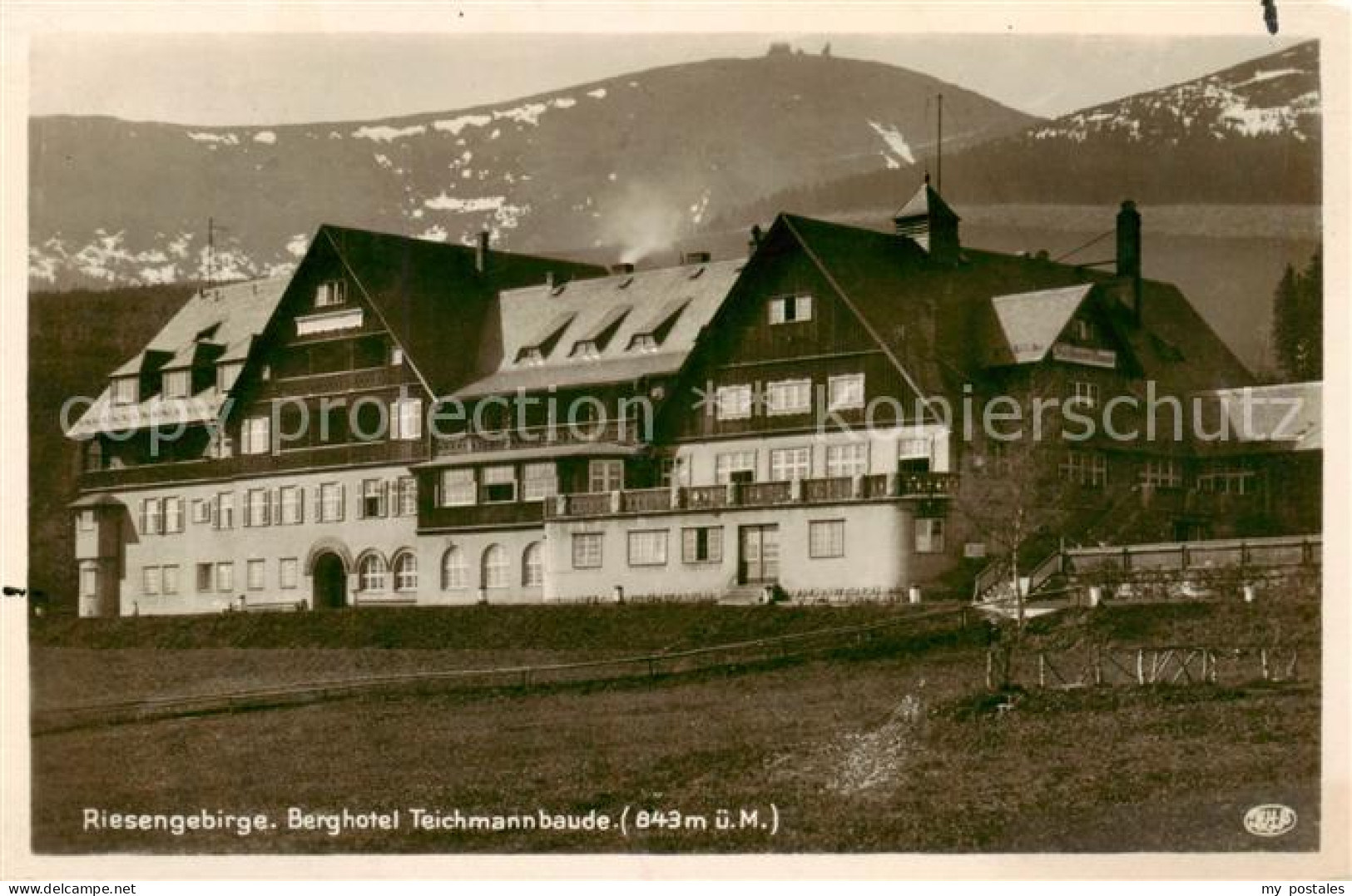 73820132 Riesengebirge_Krkonose_Karkonosze Berghotel Teichmannbaude - Tschechische Republik