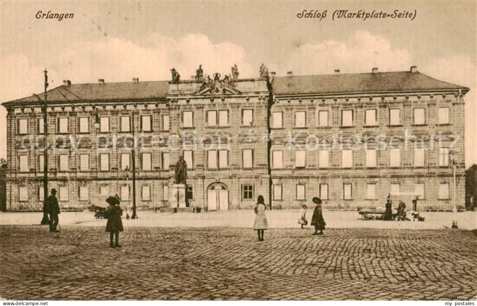 73820029 Erlangen Schloss Marktplatz Feldpost Erlangen - Erlangen