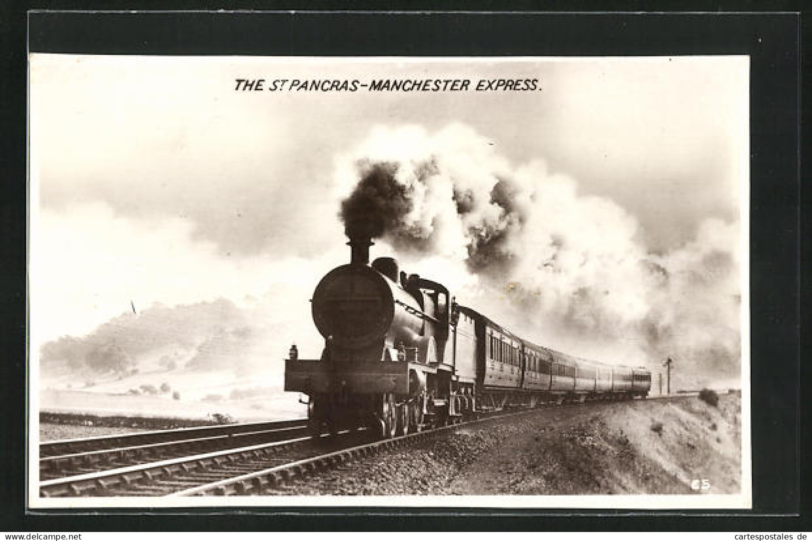 Pc Englische Eisenbahn, The St. Pancras-Manchester Express  - Eisenbahnen