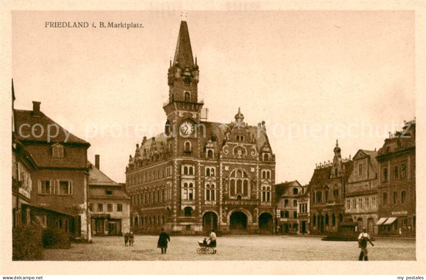 73820024 Friedland Boehmen Frydlant V Cechach CZ Makrtplatz  - Tchéquie