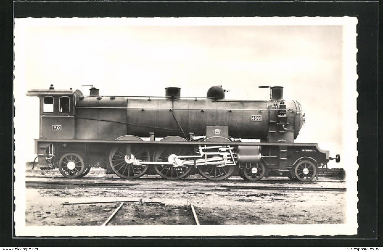CPA Chemin De Fer, P.O. Locomotive 4501, Compound 4 Cylindres Pacific  - Trenes