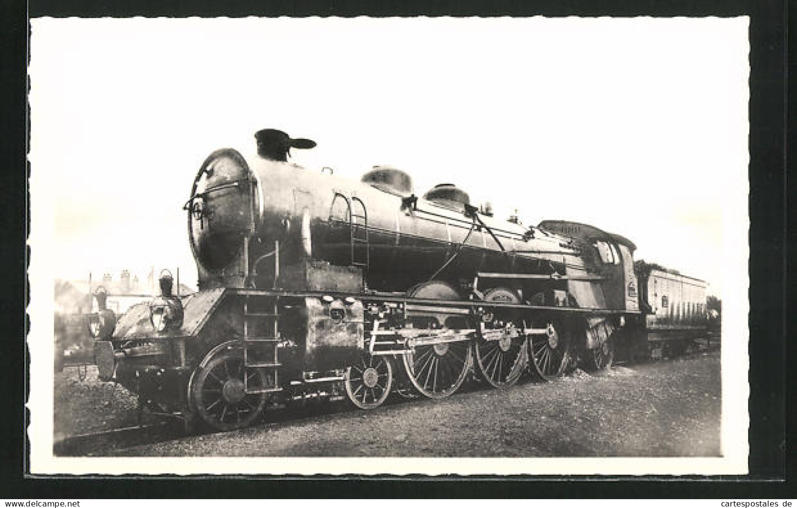CPA Chemin De Fer, P.L.M. Locomotives 6102 A 6171, Simple Expansion, 4 Cylindres  - Trenes