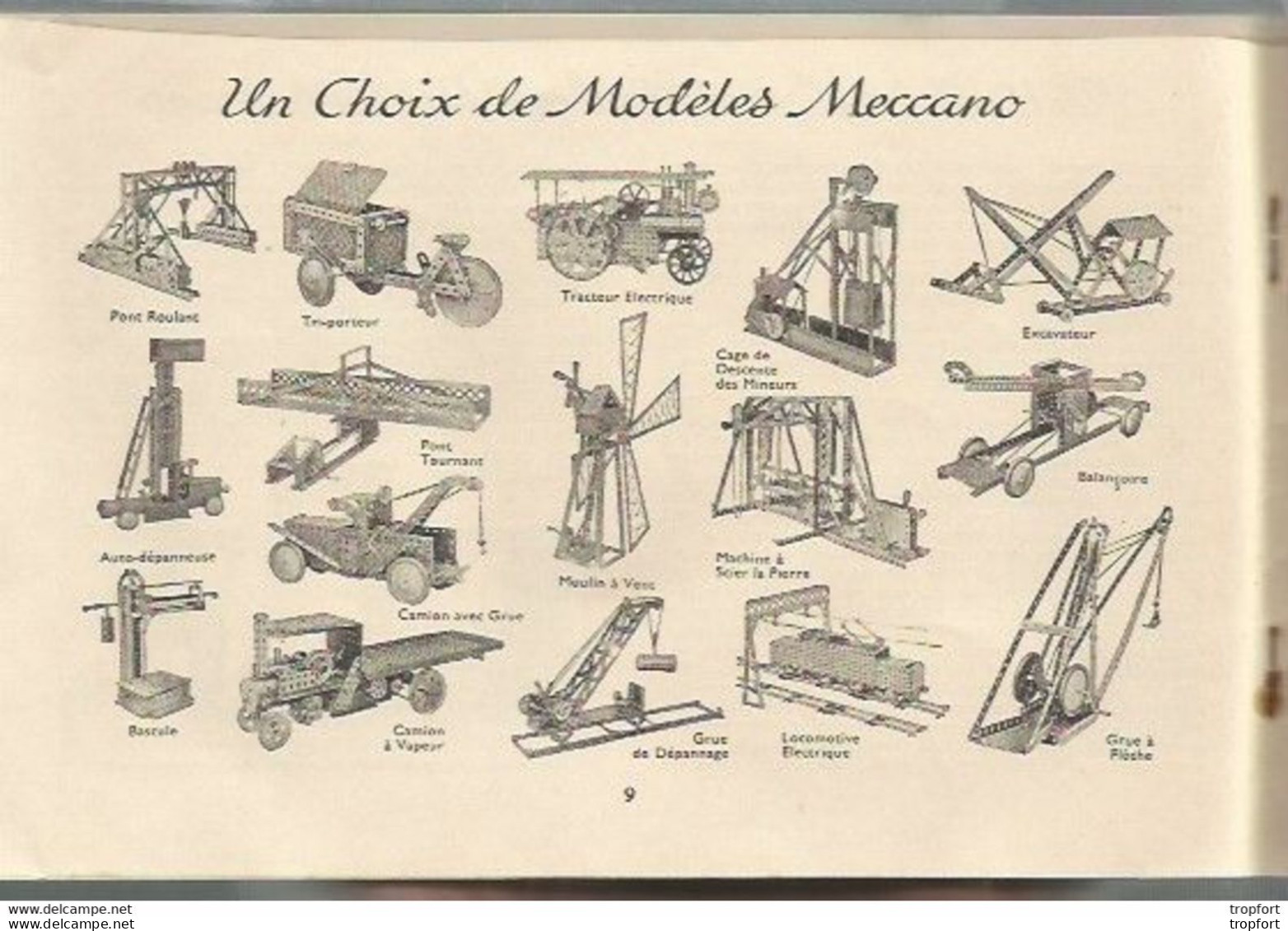 CC // Vintage // Livret Superbe JEAN visite le pays MECCANO Récit d'une excursion Merveilleuse 19 pages