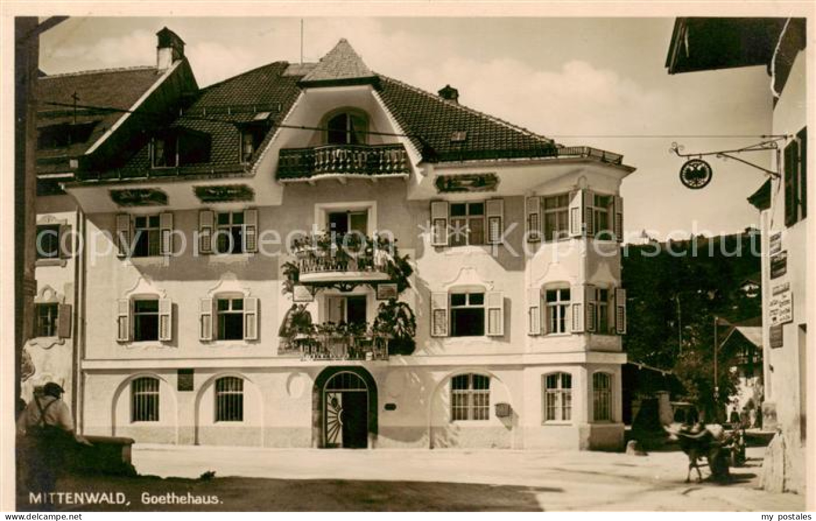 73819966 Mittenwald Bayern Goethehaus Mittenwald Bayern - Mittenwald