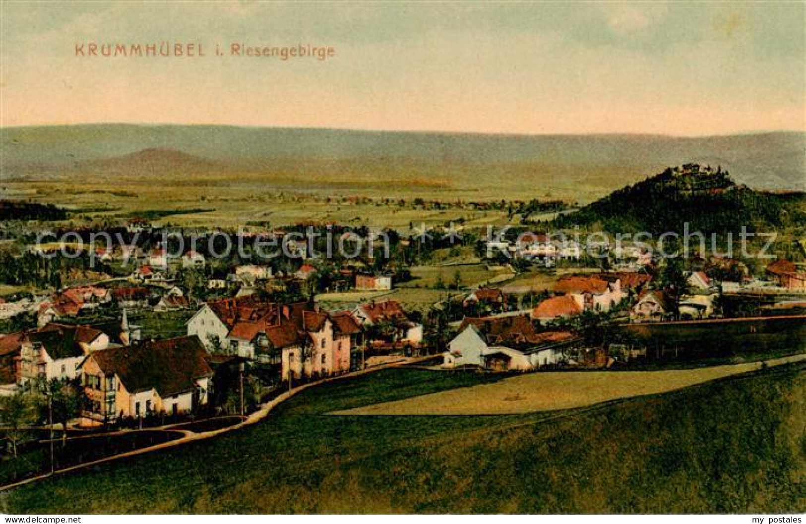 73819941 Krummhuebel Karpacz Riesengebirge PL Panorama  - Pologne