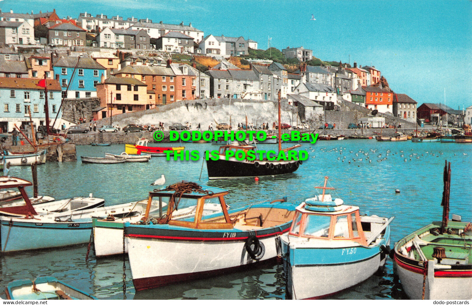 R523853 Mevagissey. The Harbour. Photo Precision. Colourmaster International - World
