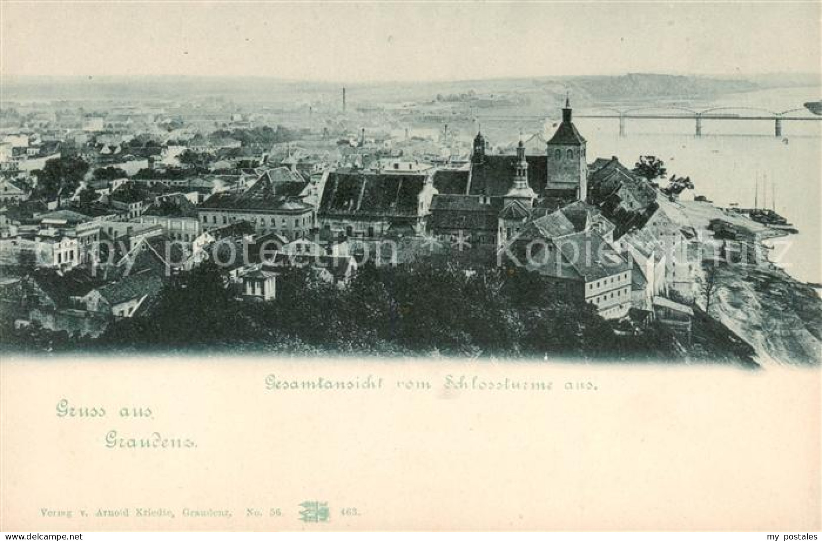 73819890 Graudenz Grudziadz Westpreussen PL Blick Vom Schlossturm  - Pologne