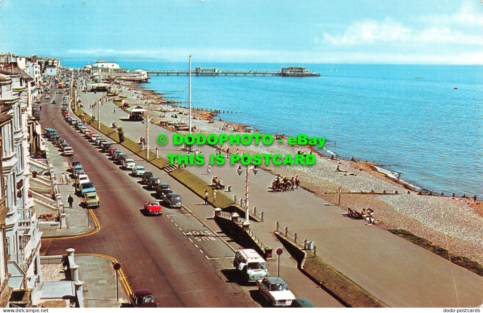 R523895 Worthing. West Promenade And Beach. Postcard - World