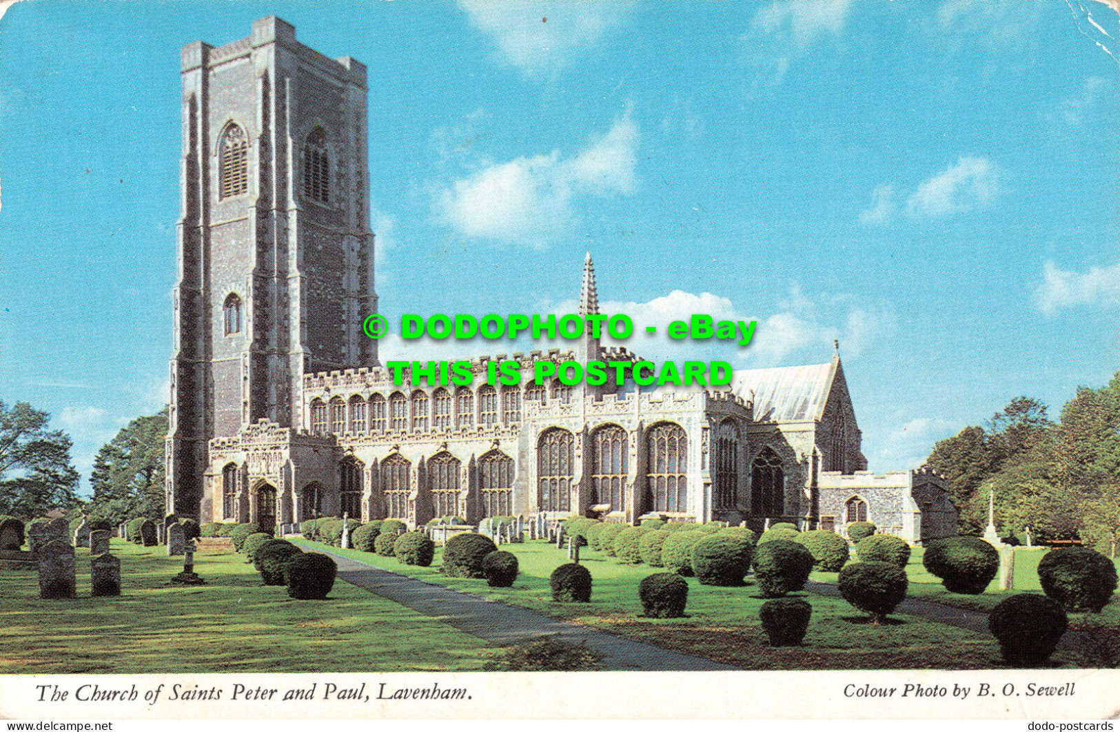 R523928 Lavenham. The Church Of Saints Peter And Paul. D. Constance. B. O. Sewel - World