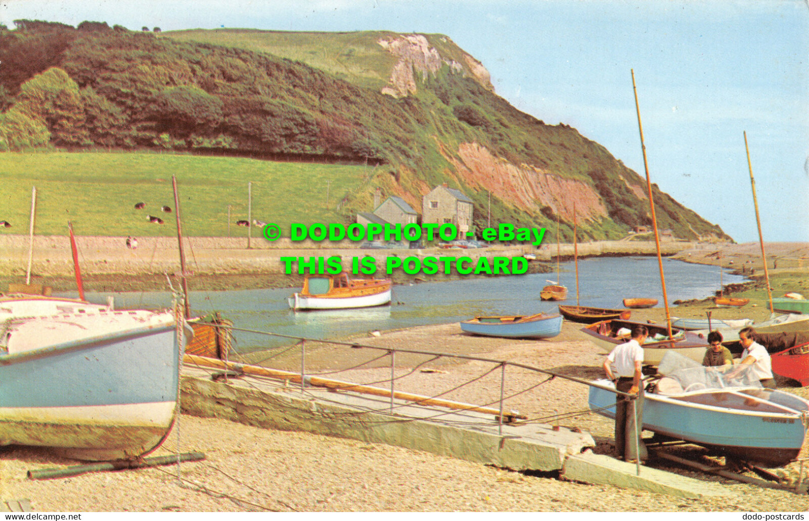 R523937 The River Axe Seaton. Postcard. 1969 - World