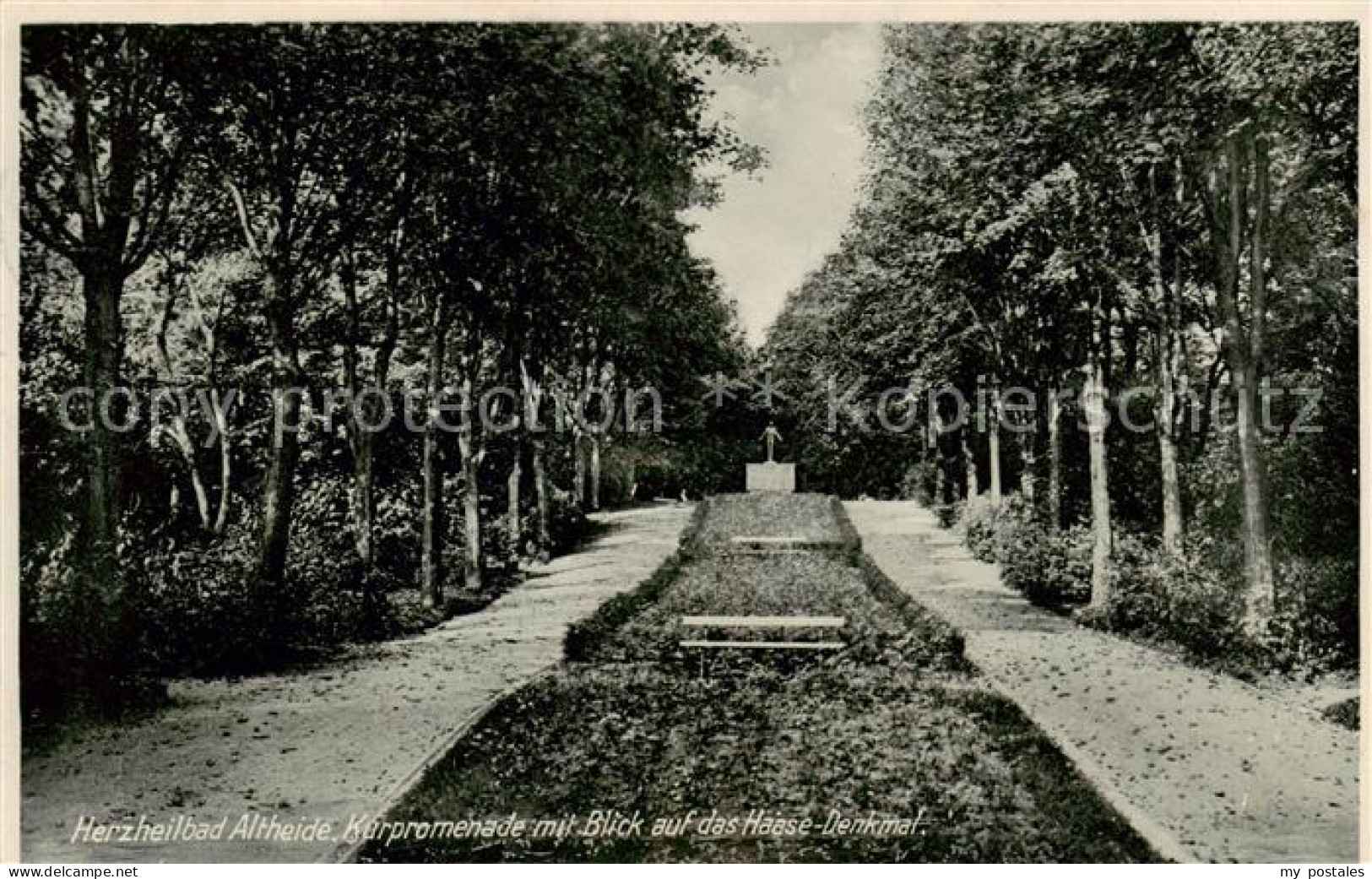 73819815 Bad Altheide Polanica-Zdrój Kurpromenade Mit Blick Auf Das Haase Denkma - Poland