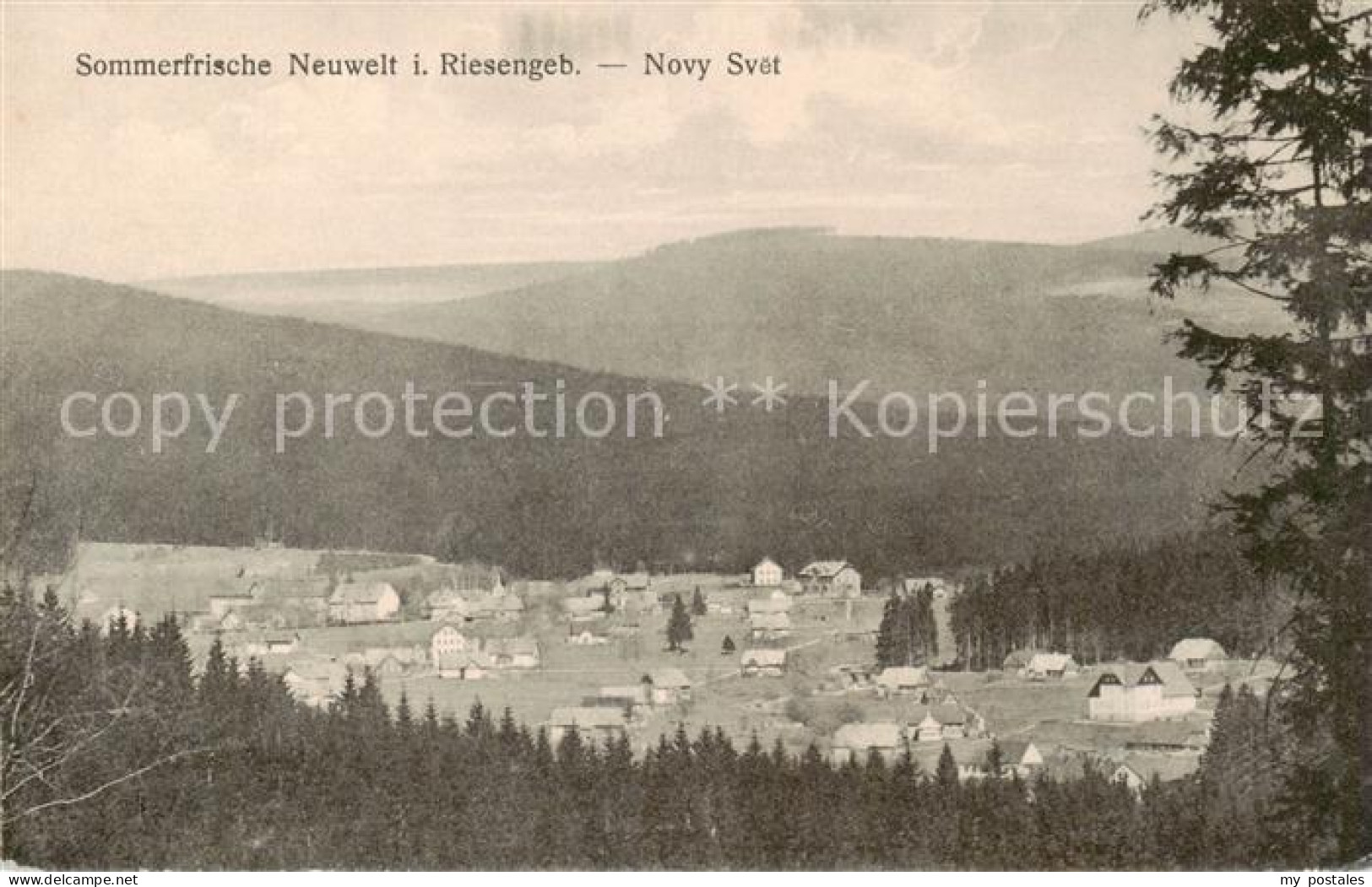 73819807 Neuwelt Novy Svet Riesengebirge CZ Panorama  - Tsjechië