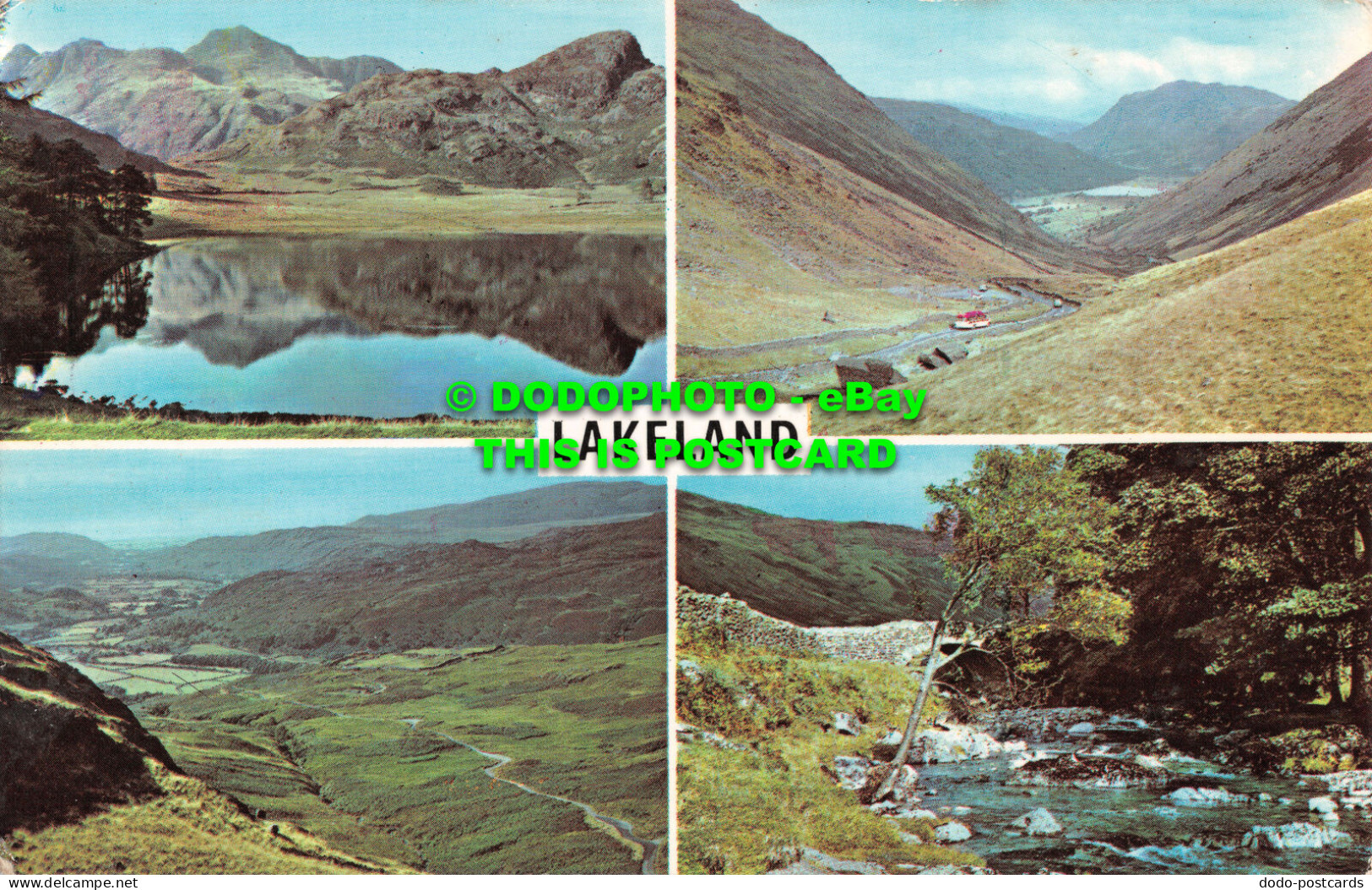R523950 Lakeland. Blea Tarn. Multi View. 1970 - World