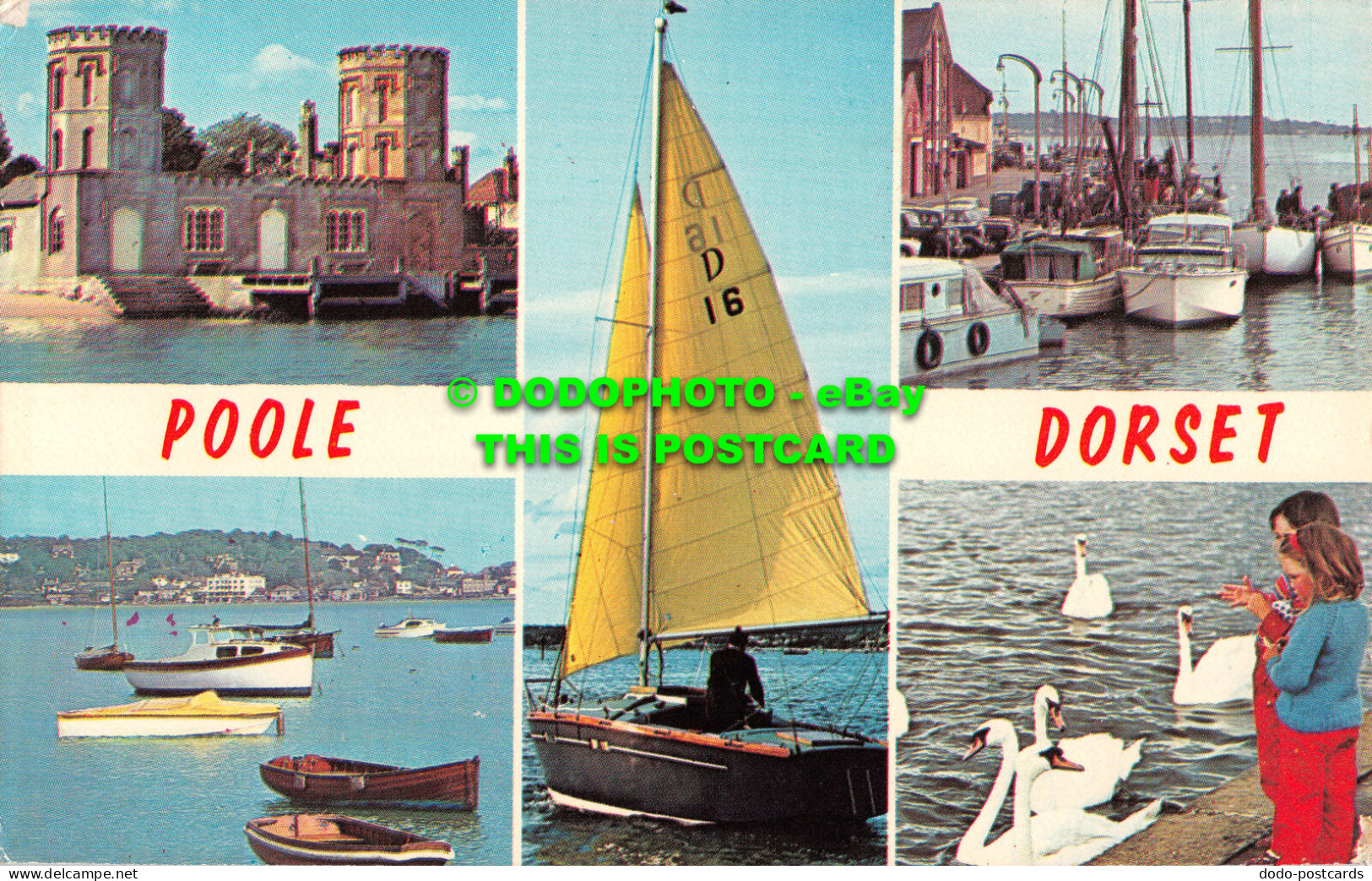 R523956 Poole Dorset. Plastichrome By Colourpicture. Multi View. 1972 - World