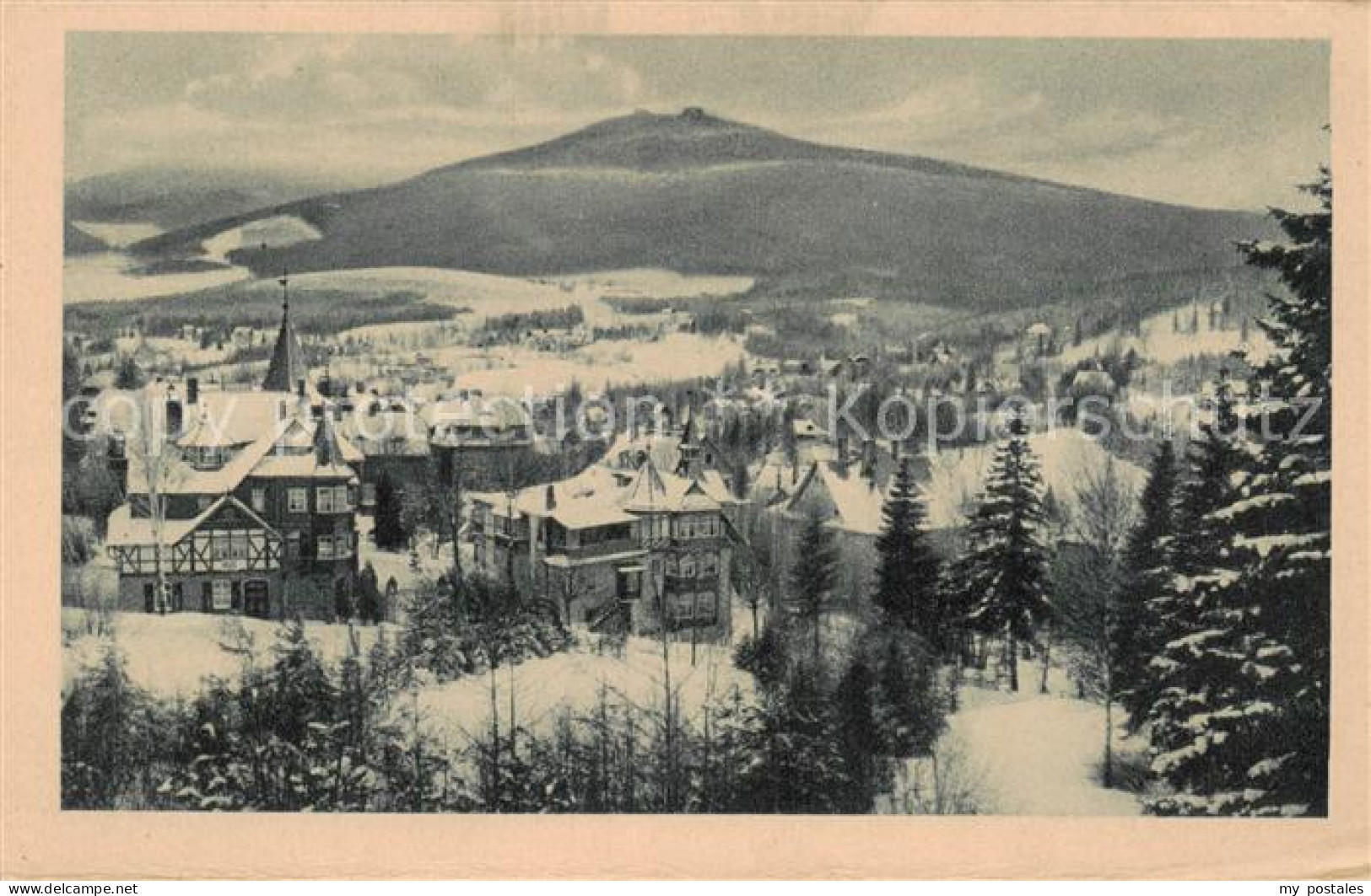 73819781 Ober-Schreiberhau Szklarska Poreba Riesengebirge PL Winterpanorama  - Poland