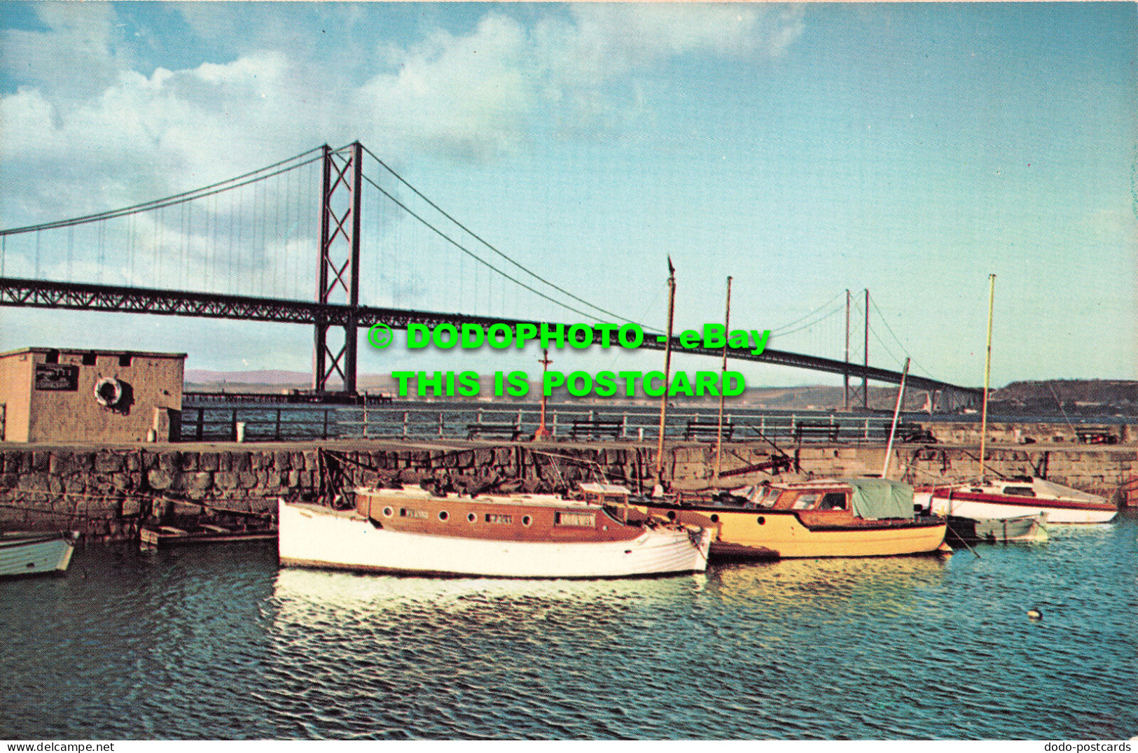 R523965 The Forth Road Bridge. Sanderson And Dixon. Plastichrome By Colourpictur - World