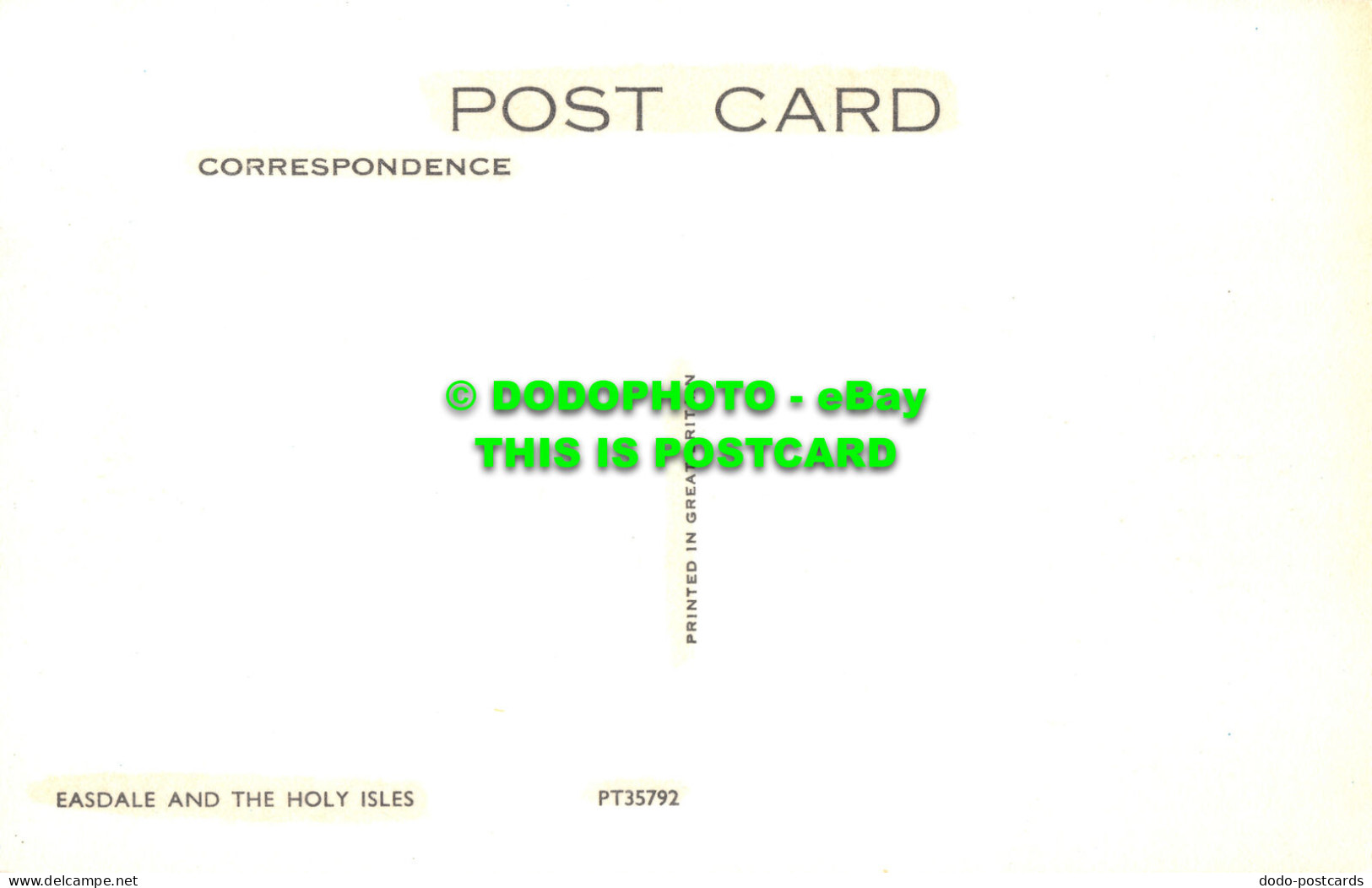 R523968 Easdale And The Holy Isles. Postcard - World