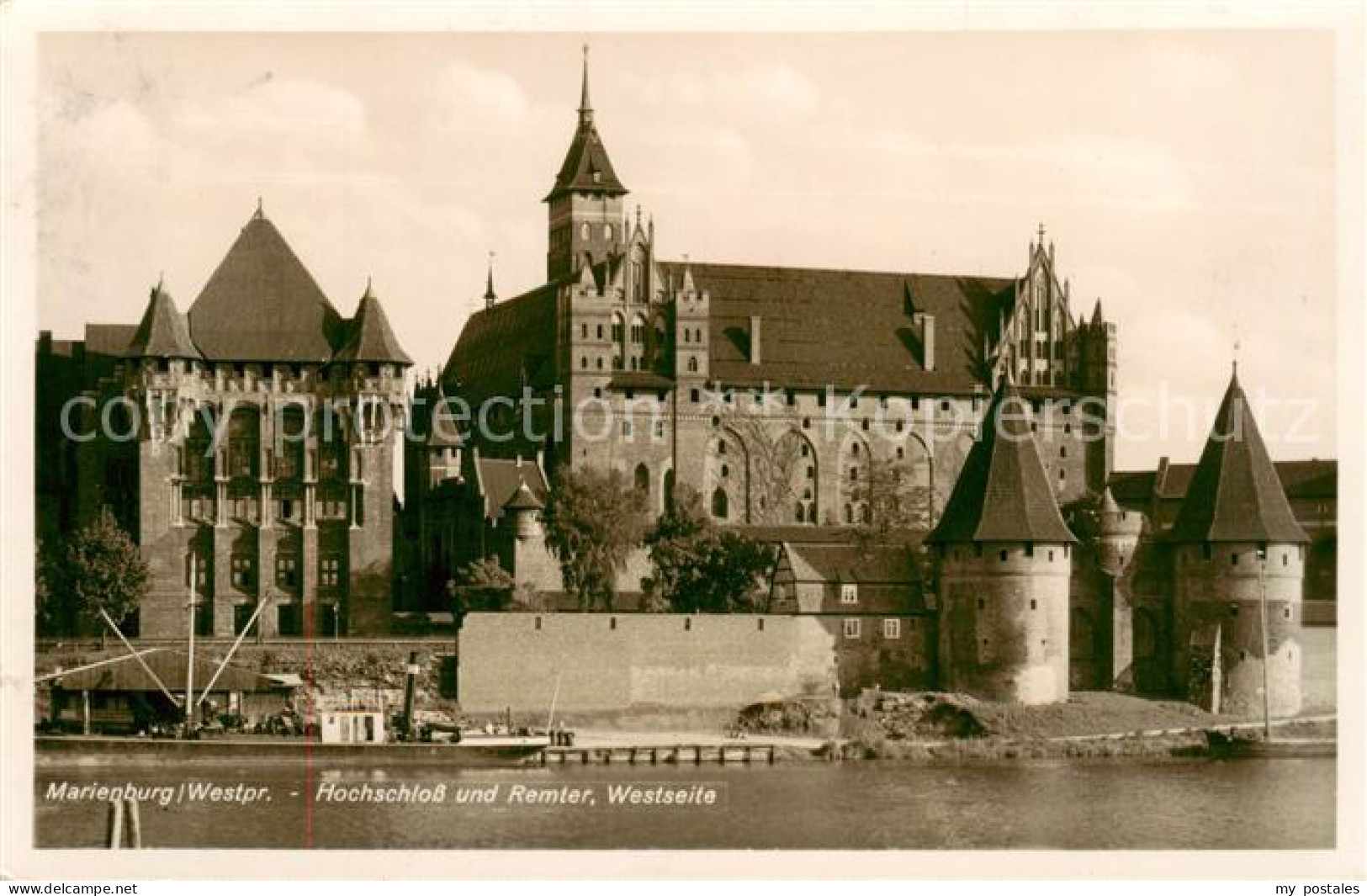 73819776 Marienburg  Westpreussen Malbork PL Hochschloss Und Remter Westseite  - Poland