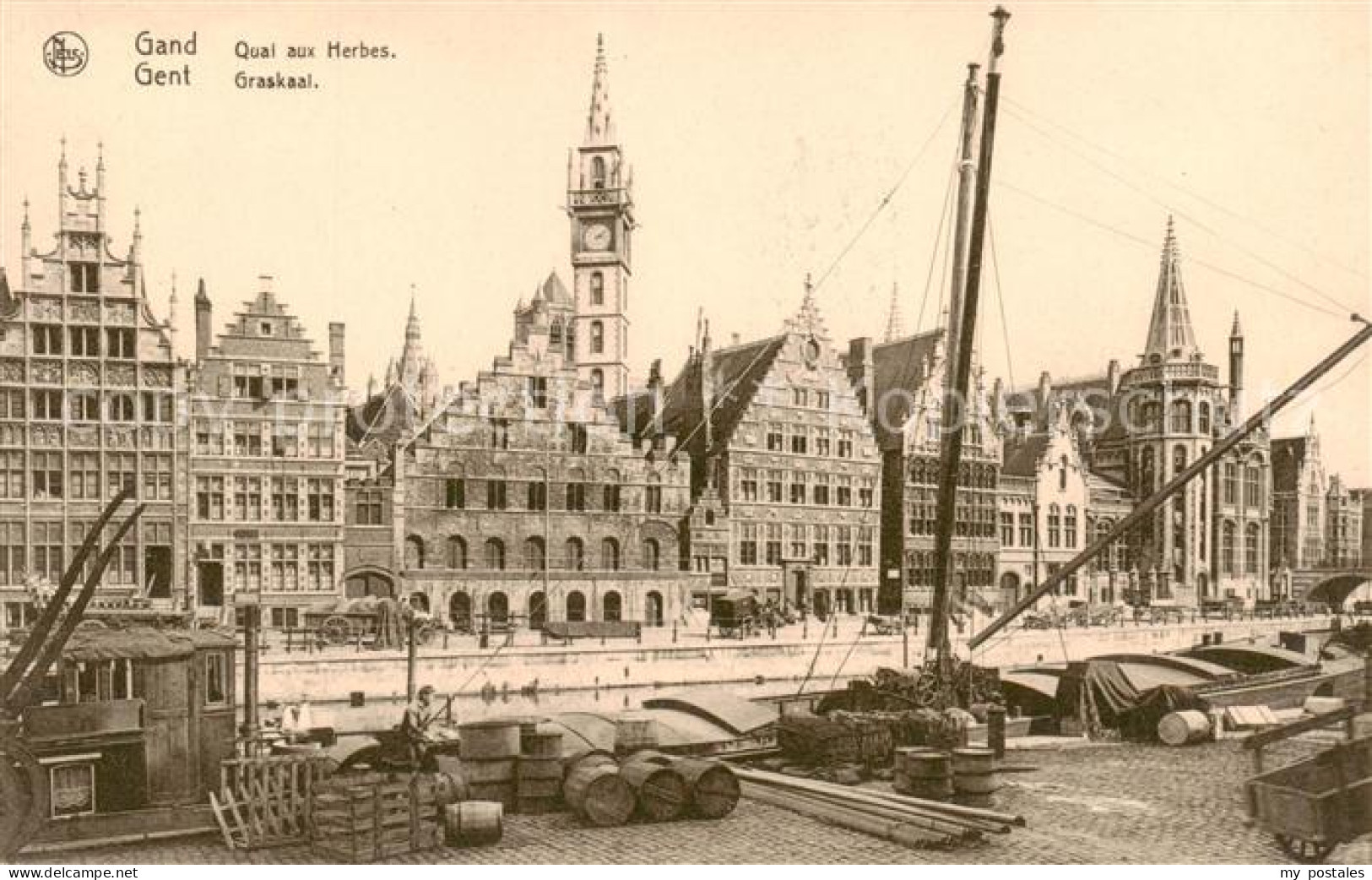 73819618 Gand Belgien Quai Aux Herbes Gand Belgien - Andere & Zonder Classificatie