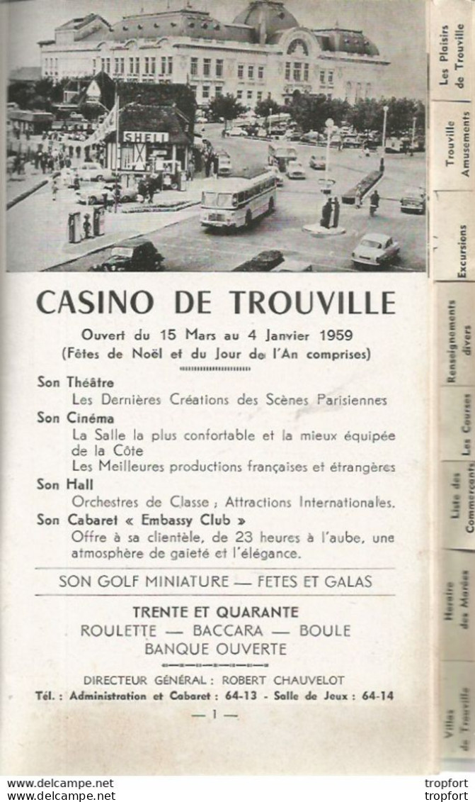 JV / Superbe Et Rare LIVRET TOURISTIQUE TROUVILLE SUR MER Reine Des Plages RARE Pub SUZE - Dépliants Touristiques