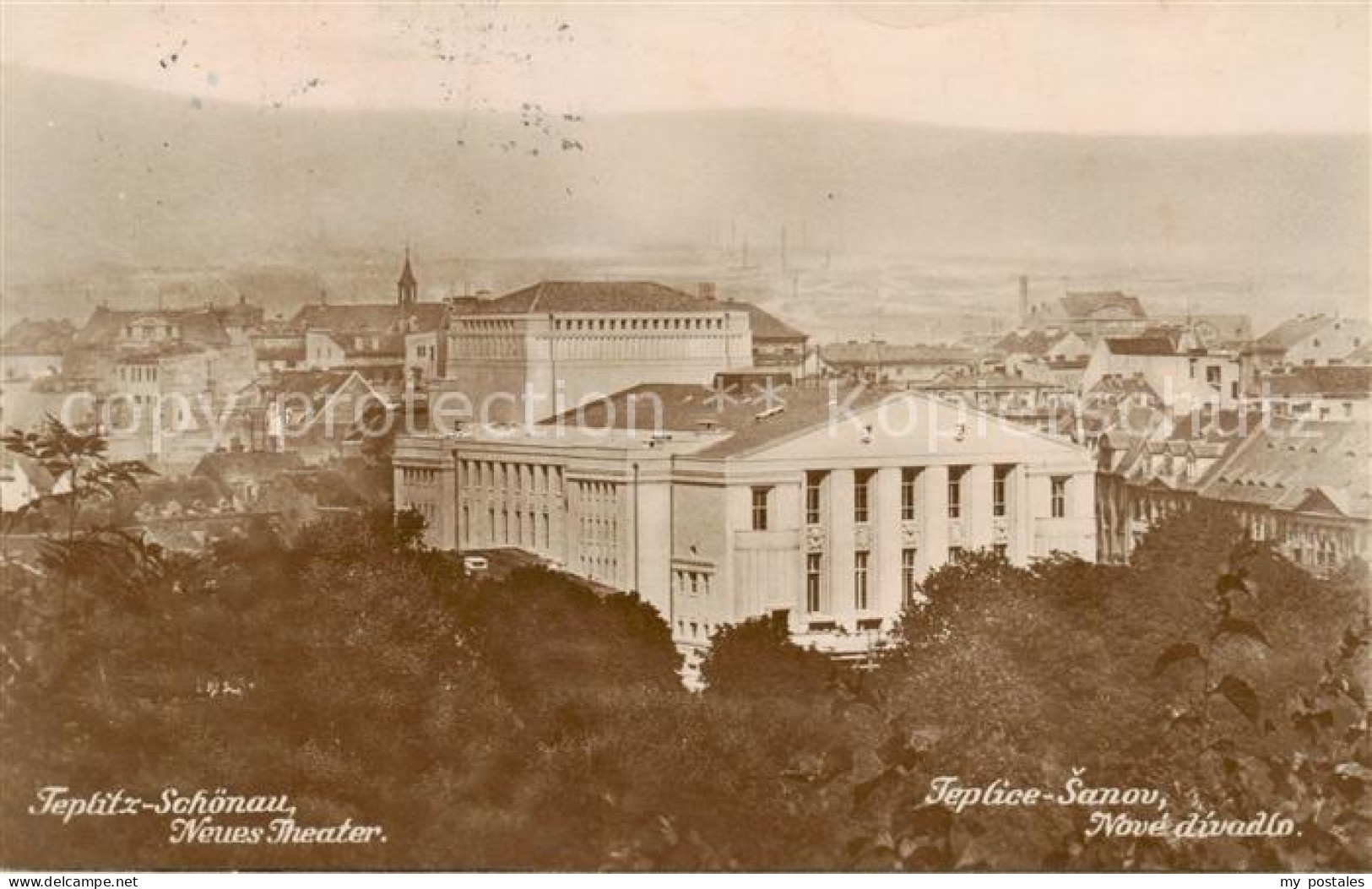 73819600 Teplitz -Schoenau Teplice CZ Neues Theater  - Tchéquie