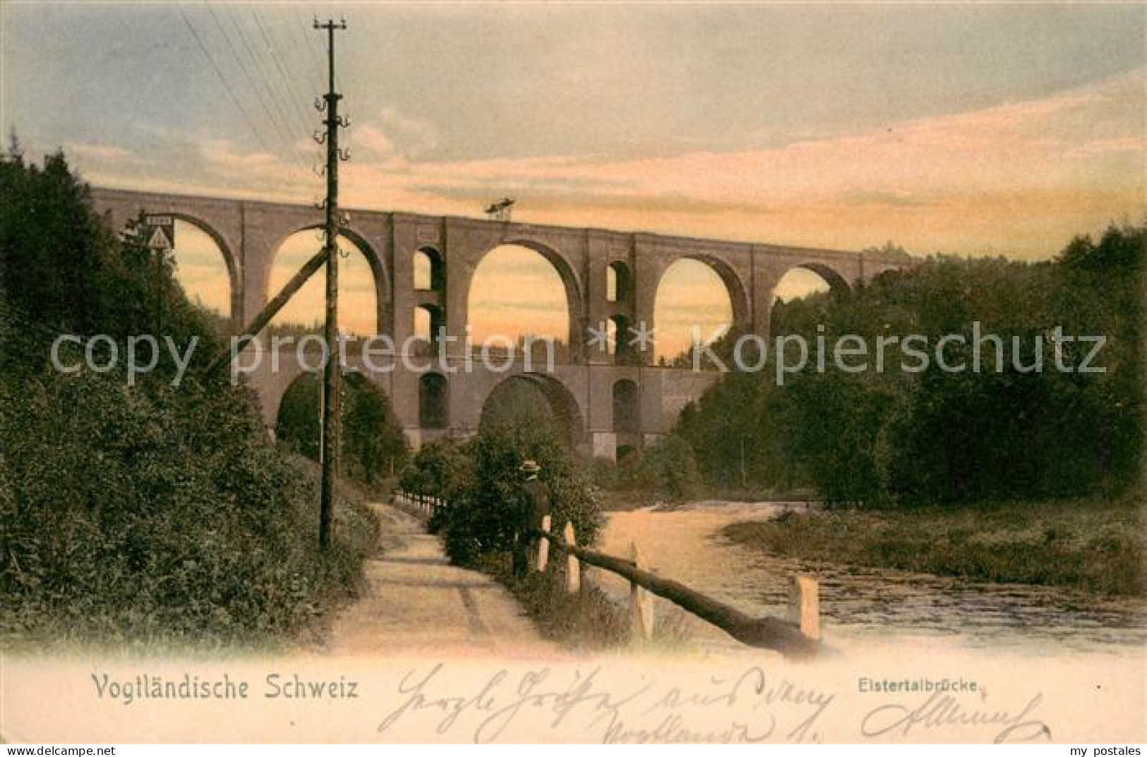 73819599 Vogtlaendische Schweiz Elstertalbruecke Vogtlaendische Schweiz - Bad Elster