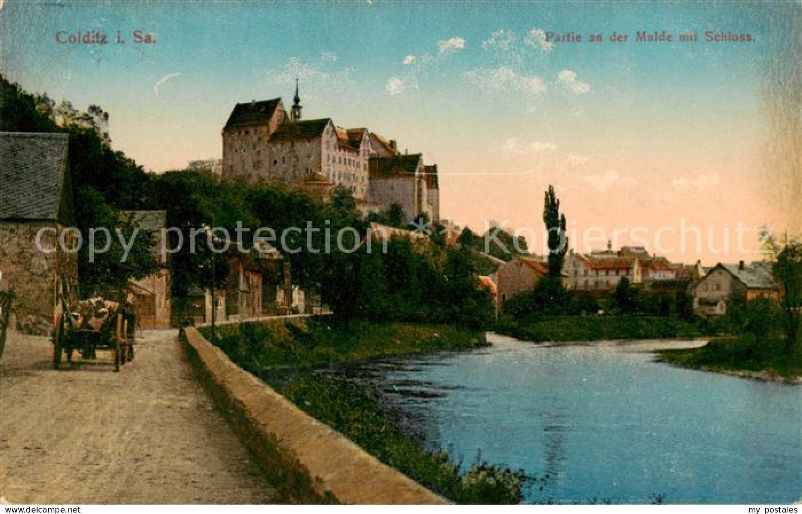 73819574 Colditz Partie An Der Mulde Mit Schloss Colditz - Colditz