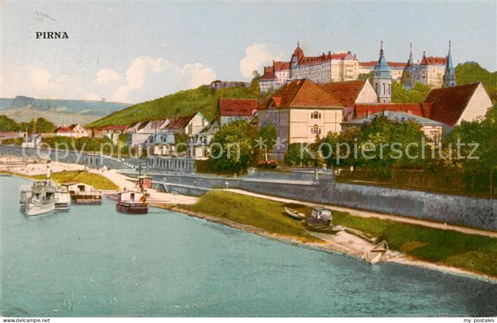 73819571 Pirna Elbe Panorama  - Pirna