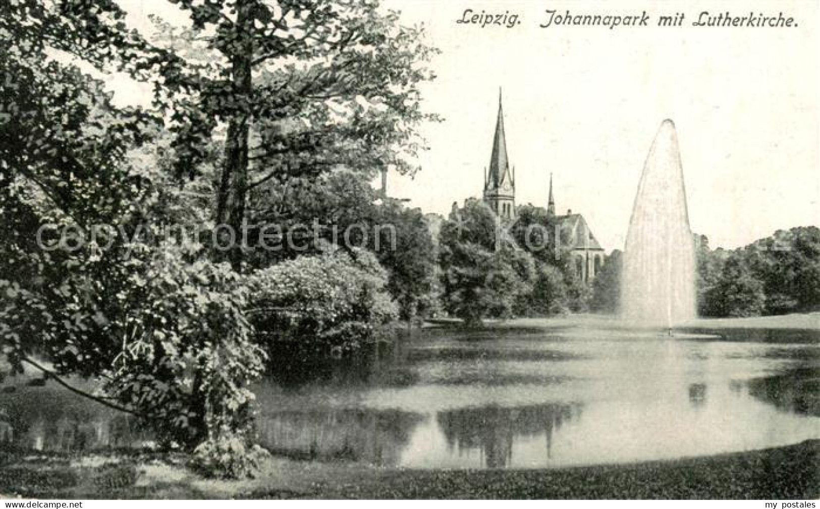 73819554 Leipzig Johannapark Mit Lutherkirche Leipzig - Leipzig