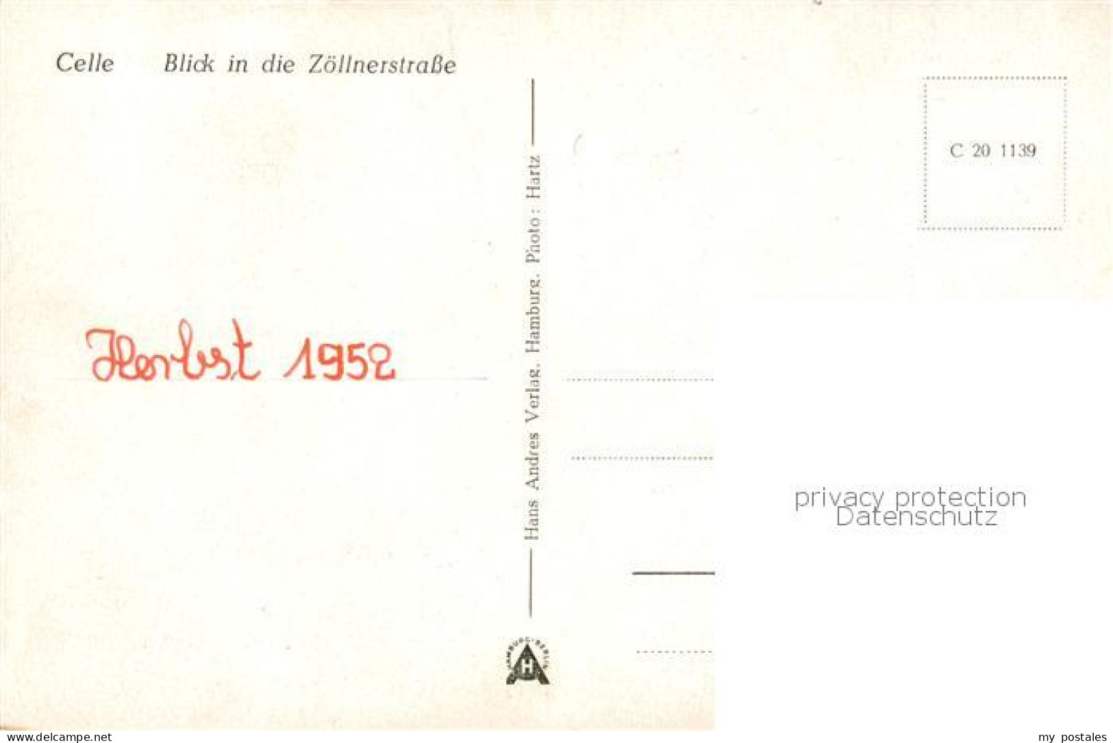 73819531 Celle  Niedersachsen Blick In Die Zoellnerstrasse  - Celle