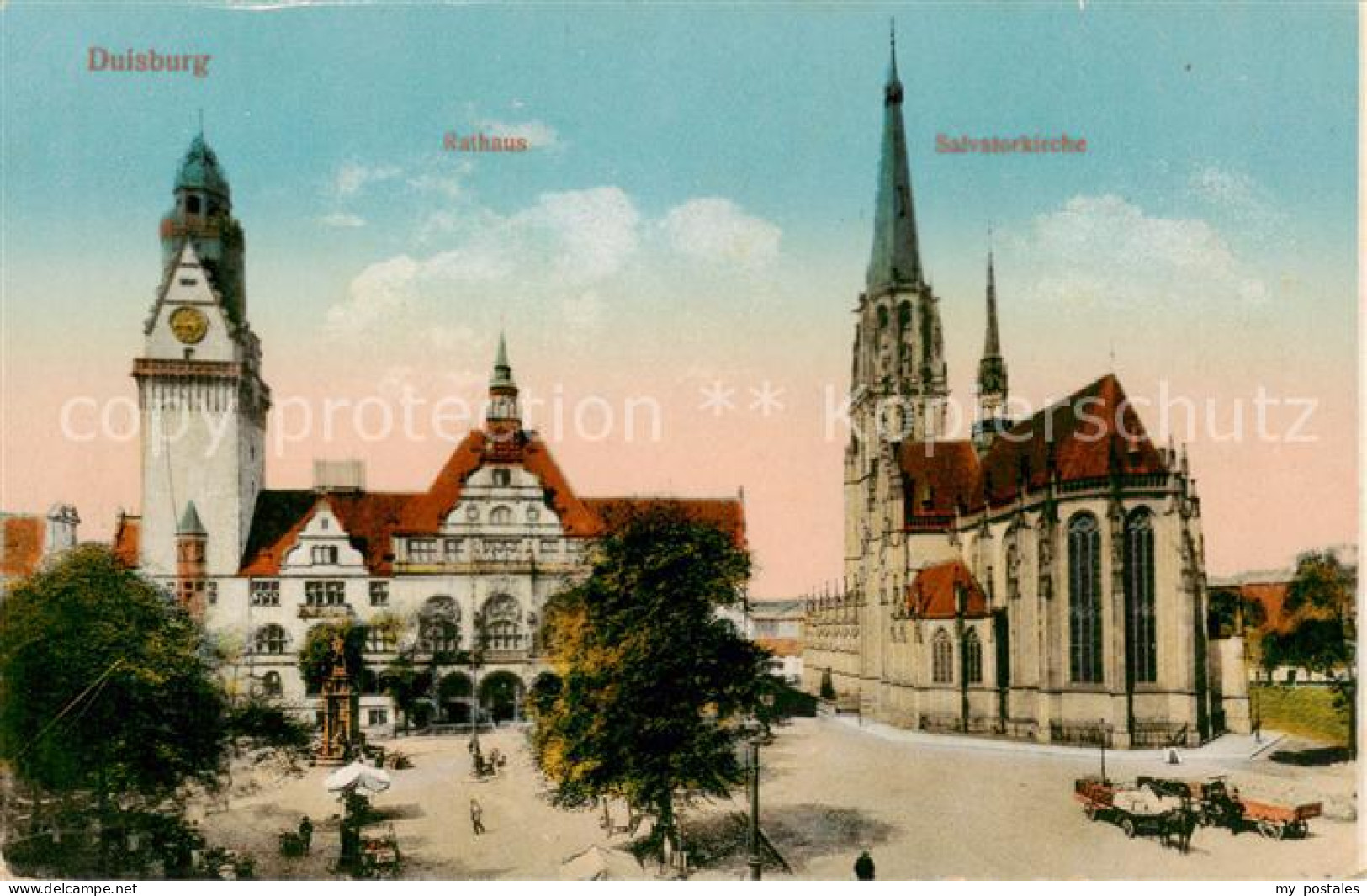 73819505 Duisburg  Ruhr Rathaus Salvatorkirche  - Duisburg