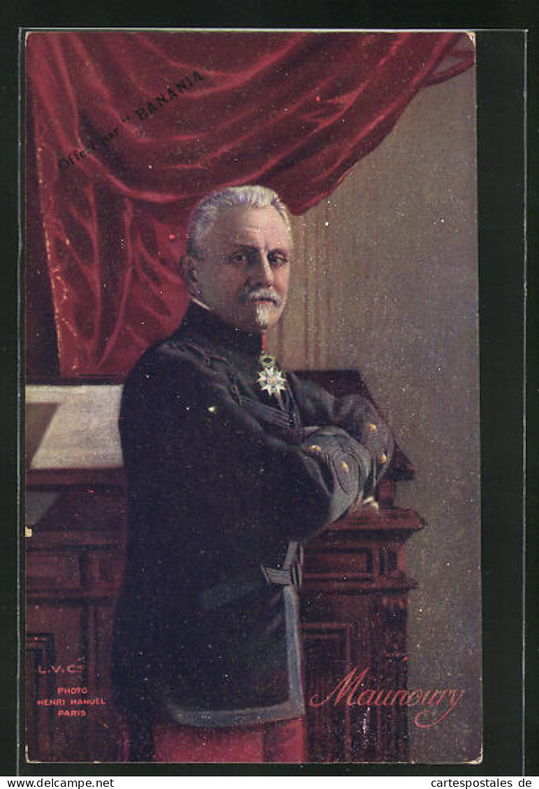 AK General Mauncoury In Uniform  - Guerra 1914-18