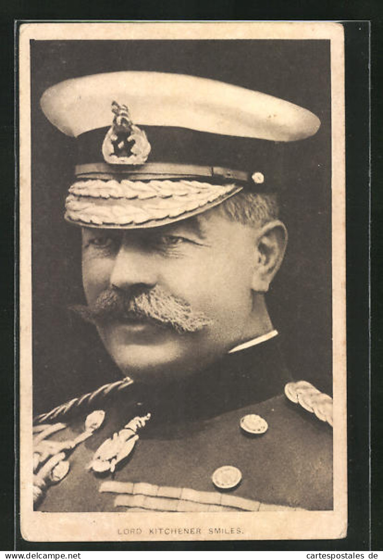 AK Lord Kitchener In Uniform  - Weltkrieg 1914-18