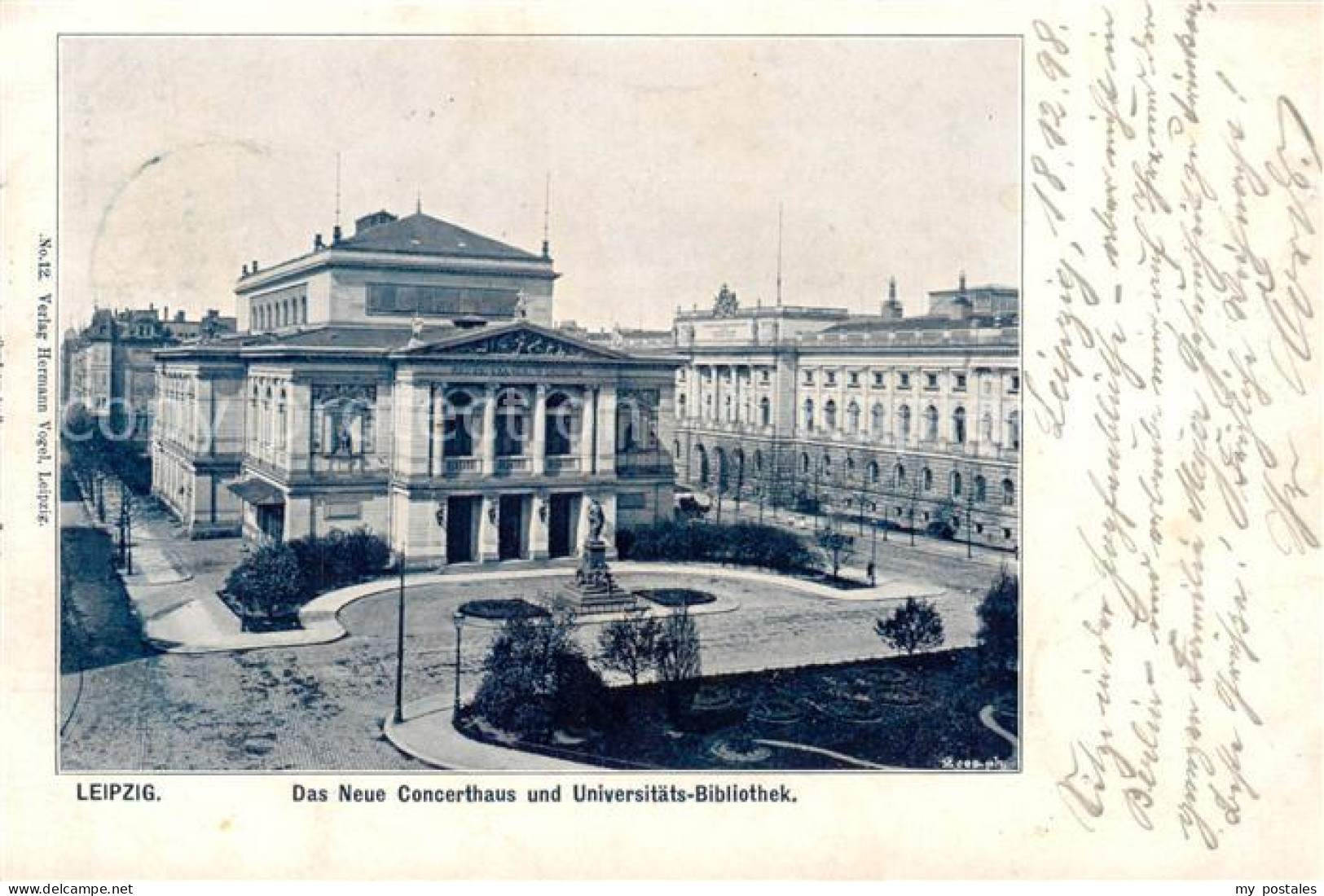 73819502 Leipzig Neues Concerthaus Und Universitaets Bibliothek Leipzig - Leipzig