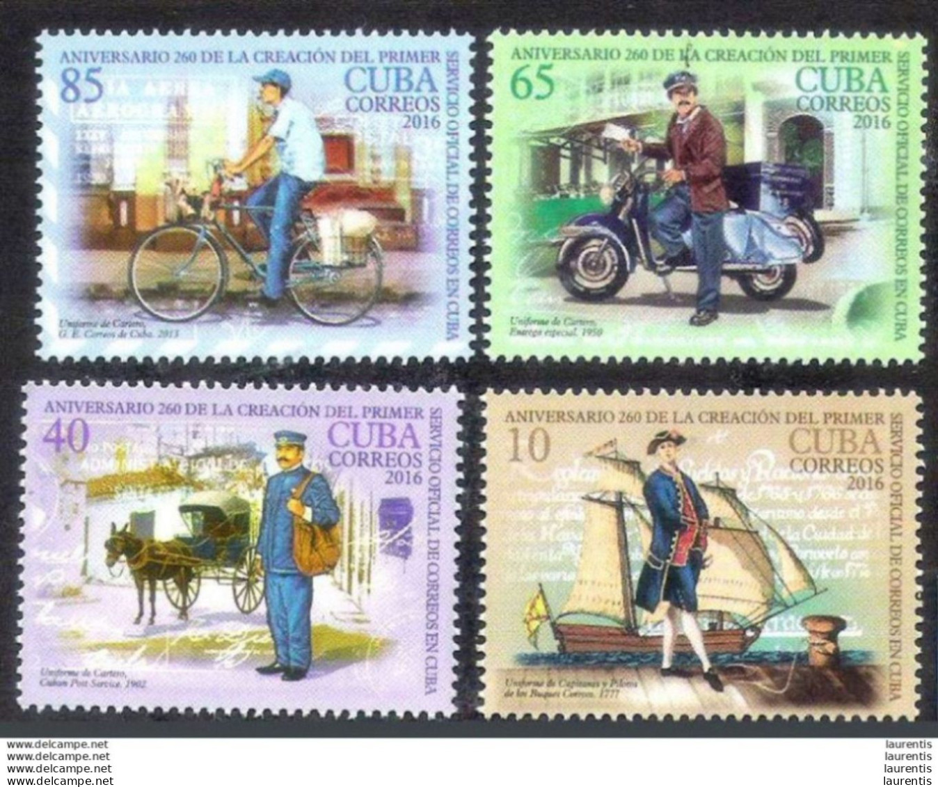 629  Motorcycles -  Bycicles - Coaches -  Mailmen - 2016  MNH - Cb - 1,95 - Motorräder