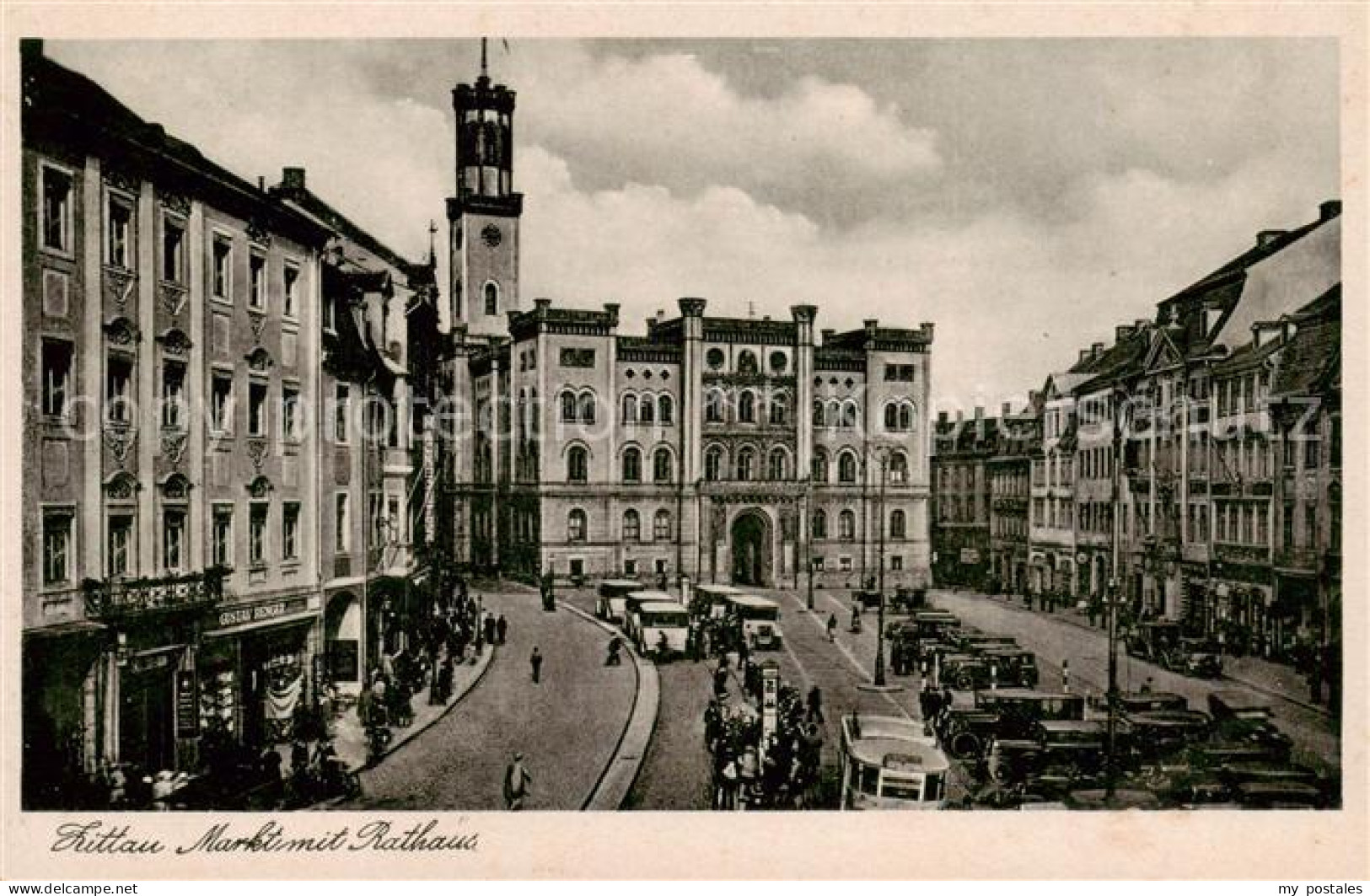 73819361 Zittau Marktplatz Mit Rathaus Zittau - Zittau