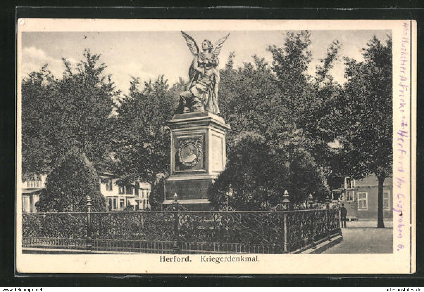 AK Herford, Kriegerdenkmal  - Herford