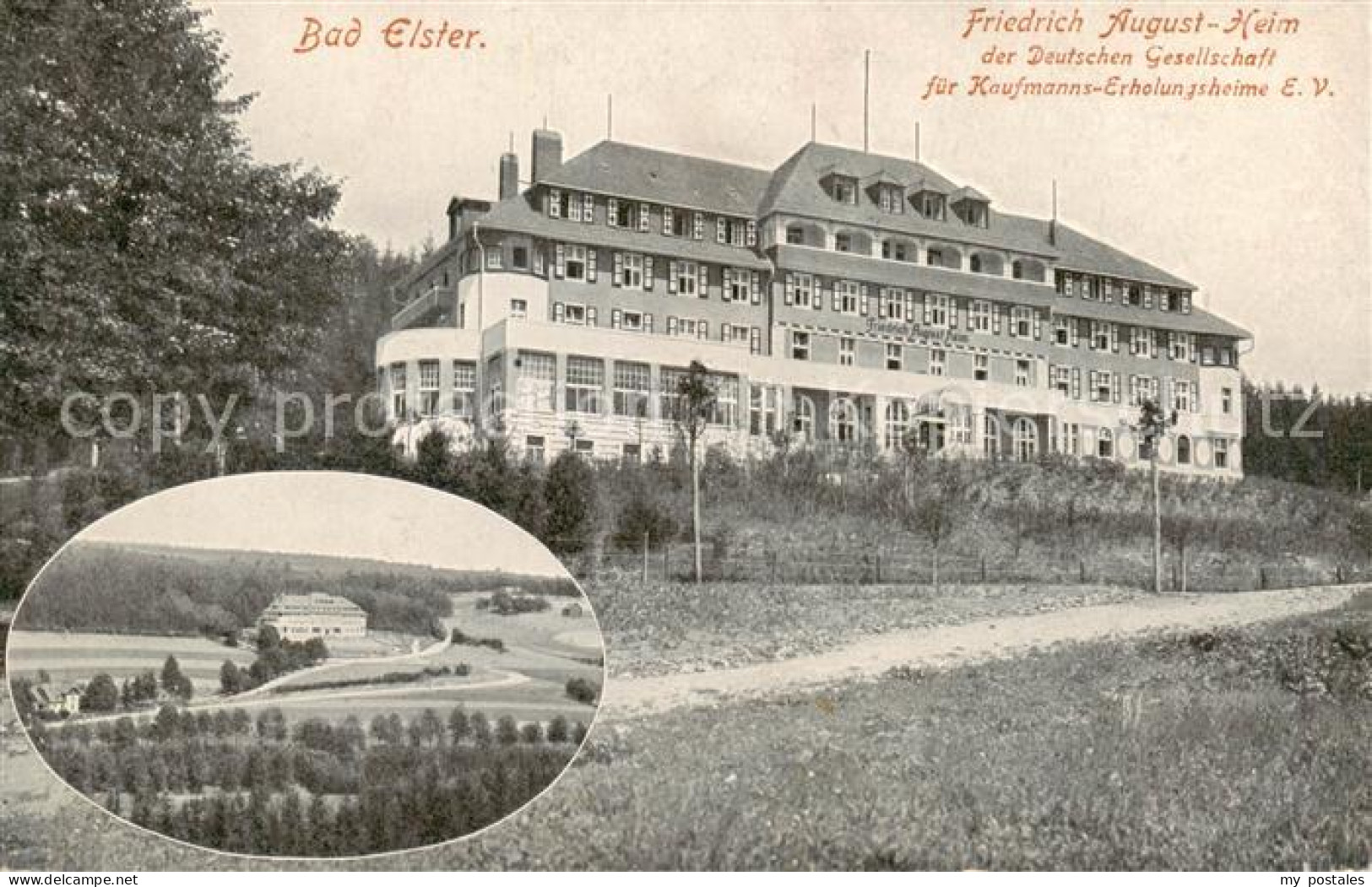 73819351 Bad Elster Friedrich August Heim Der Dt Gesellschaft Fuer Kaufmanns Erh - Bad Elster