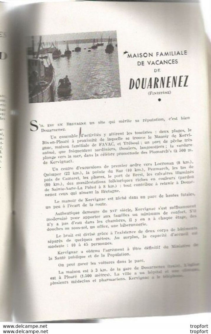 F15 Cpa / Livret Ancien MAISONS FAMILIALES VACANCES Cayeux Soulac Dinard Bligny Rouret Vigan Cauterets Esserval - Dépliants Turistici