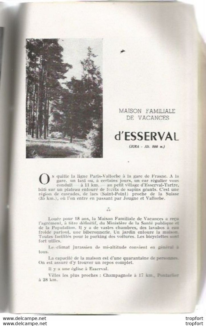 F15 Cpa / Livret Ancien MAISONS FAMILIALES VACANCES Cayeux Soulac Dinard Bligny Rouret Vigan Cauterets Esserval - Reiseprospekte