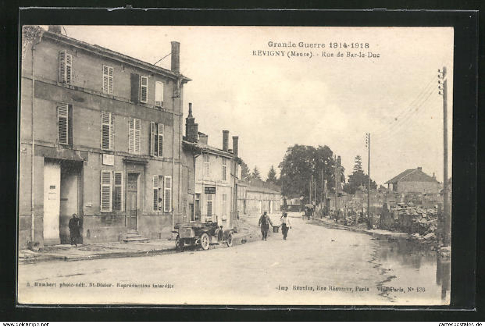 CPA Revigny, Rue De Bar-le-Duc  - Bar Le Duc