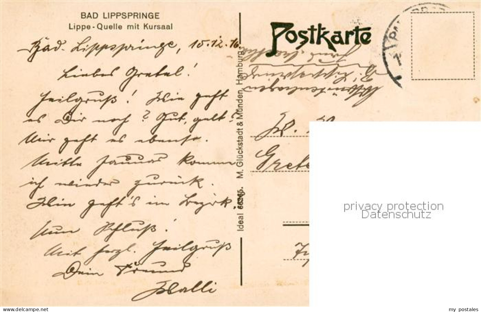 73819331 Bad Lippspringe Lippe Quelle Mit Kursaal Bad Lippspringe - Bad Lippspringe
